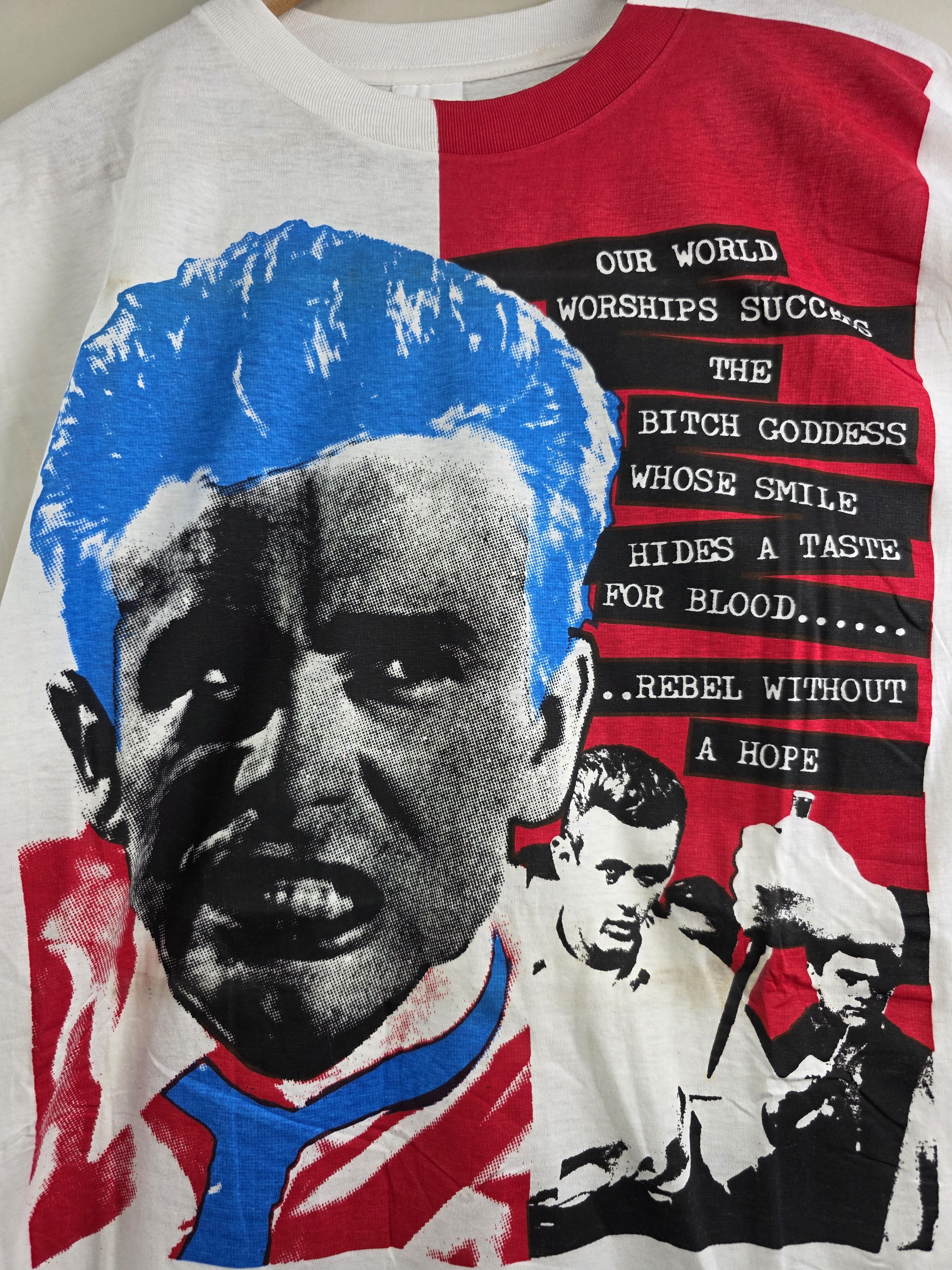 Band Tees × Vintage 80s Fifth Column James Dean Rebel without a hope Art tee Size US XL / EU 56 / 4 - 3 Thumbnail