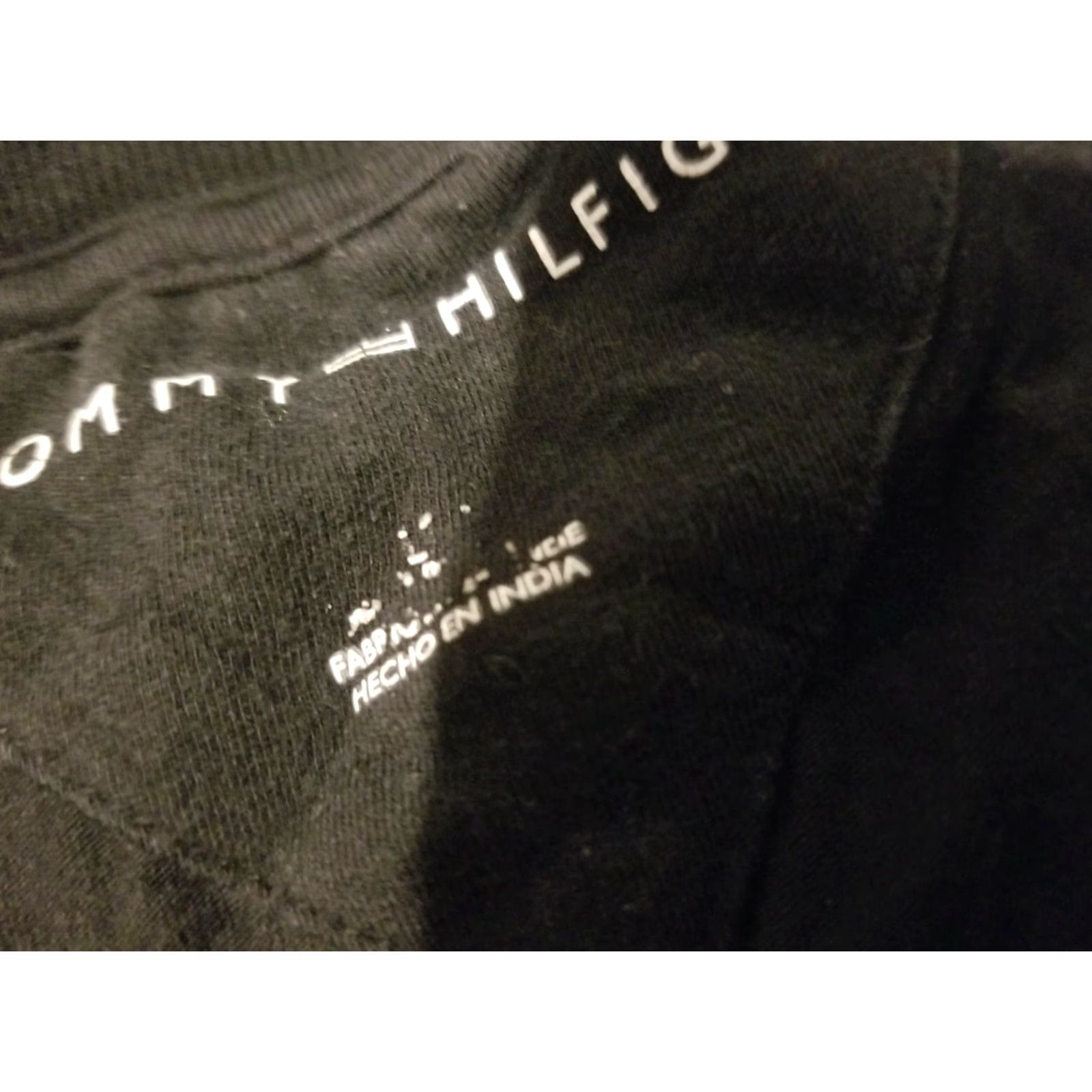 Tommy Hilfiger VINTAGE Mens Tommy Hilfiger Shirt M Medium Black Cotton Long Sleeve Size US M / EU 48-50 / 2 - 3 Thumbnail