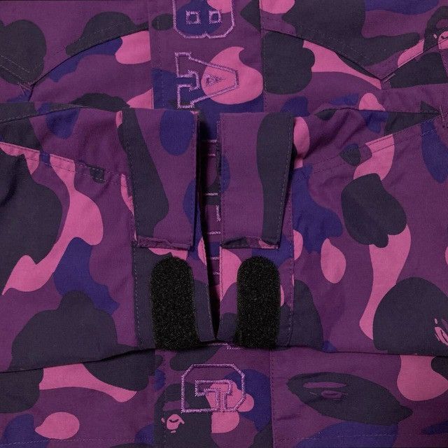 Bape BAPE Purple camo hoodie snowboard jacket a bathing ape Size US M / EU 48-50 / 2 - 5 Thumbnail