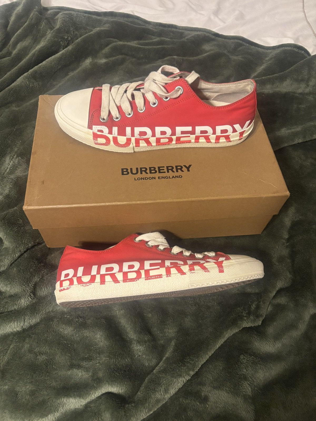 Burberry Burberry Logo Print Sneaker Size US 9.5 / EU 42-43 - 1 Thumbnail