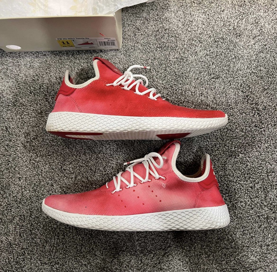 Adidas × Pharrell Pharrell x Tennis Hu Holi ‘Festival Red’ Size US 11 / EU 44 - 1 Thumbnail