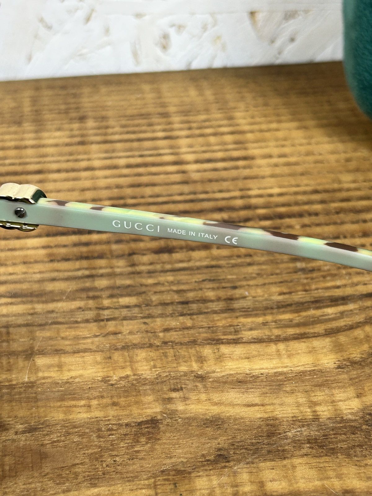 Gucci Gucci Cat Eye Sunglasses GG1136 C7 Green Size ONE SIZE - 9 Thumbnail