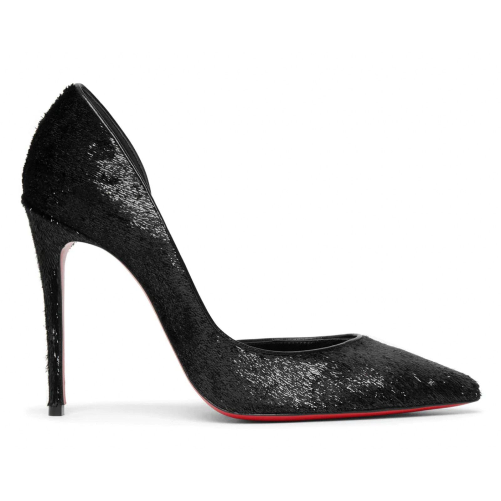 Christian Louboutin Iriza 100 Black Velvet Papillon D'Orsay Heel Pump 39 Size US 9 / IT 39 - 1 Thumbnail