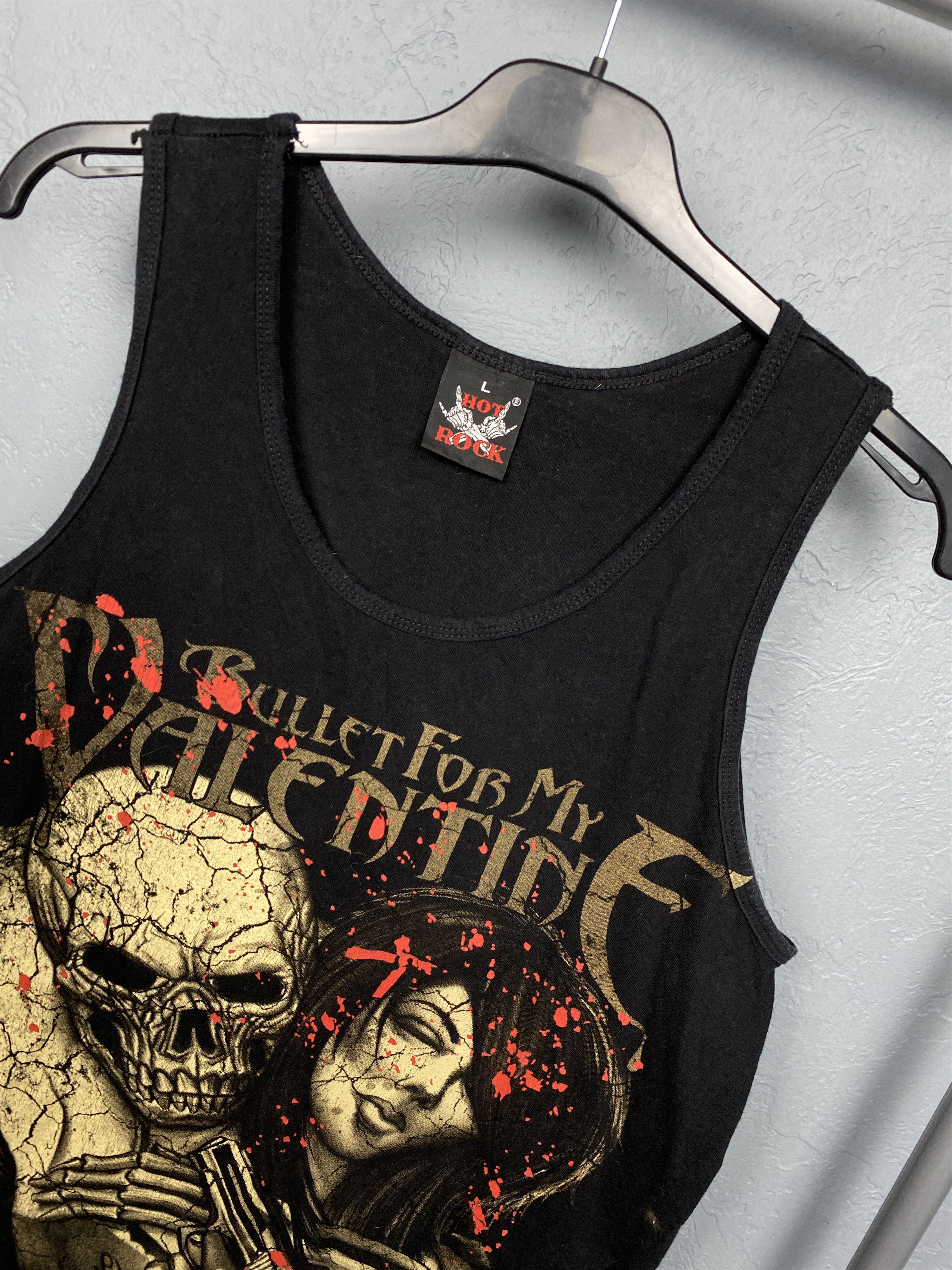 Band Tees Bullet for My Valentine Vintage Mens Sleeveless T-Shirt Size US L / EU 52-54 / 3 - 3 Thumbnail