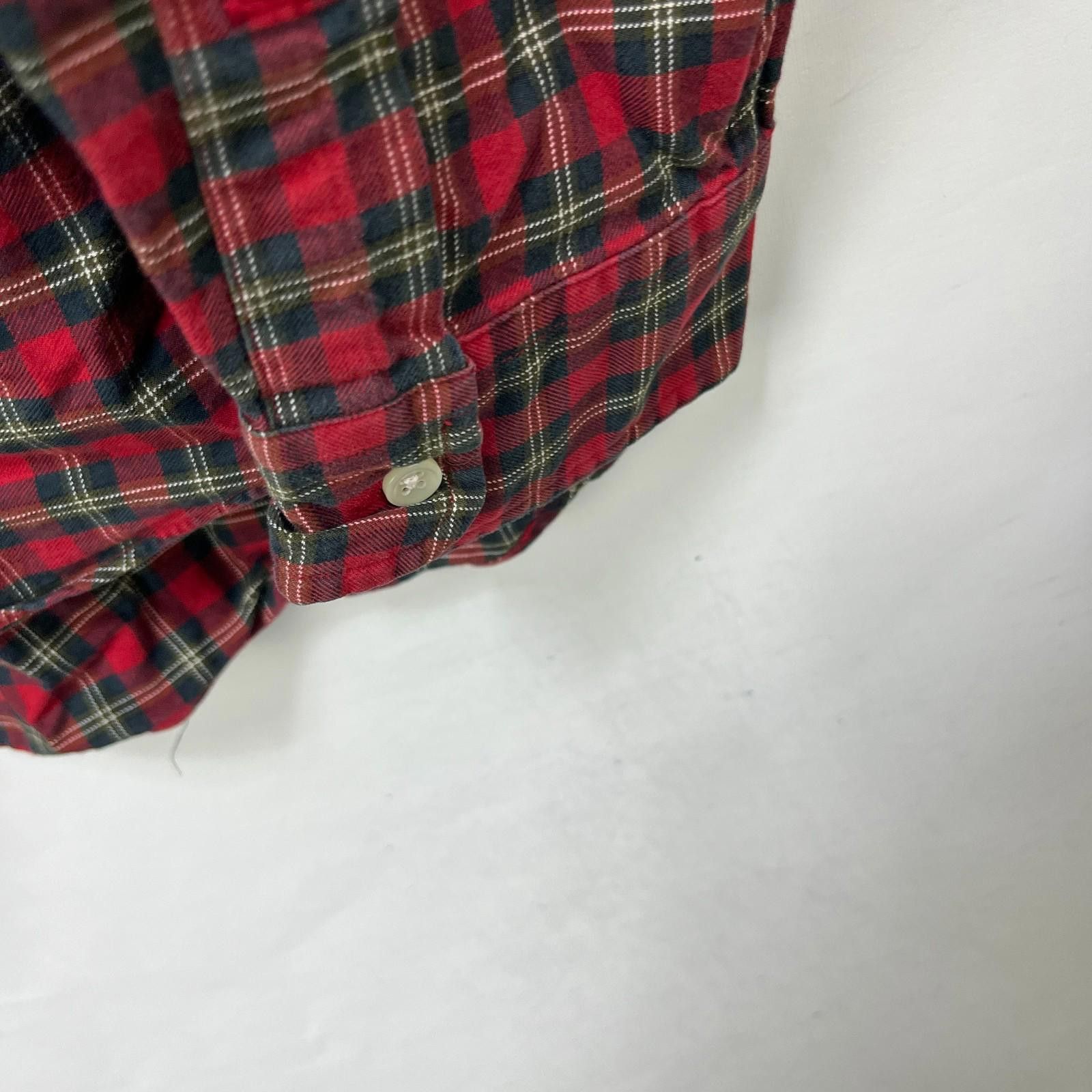 Polo Ralph Lauren Vintage Polo Ralph Lauren Pony Plaid Red Button-Up Shirt XL Size US XL / EU 56 / 4 - 5 Thumbnail
