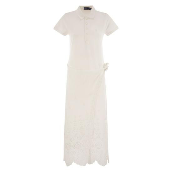 ワンピース POLO RALPH LAUREN Women Mid Skirts 211978554 WHITE Polo Ralph Lauren POLO RALPH LAUREN Women Mid Skirts