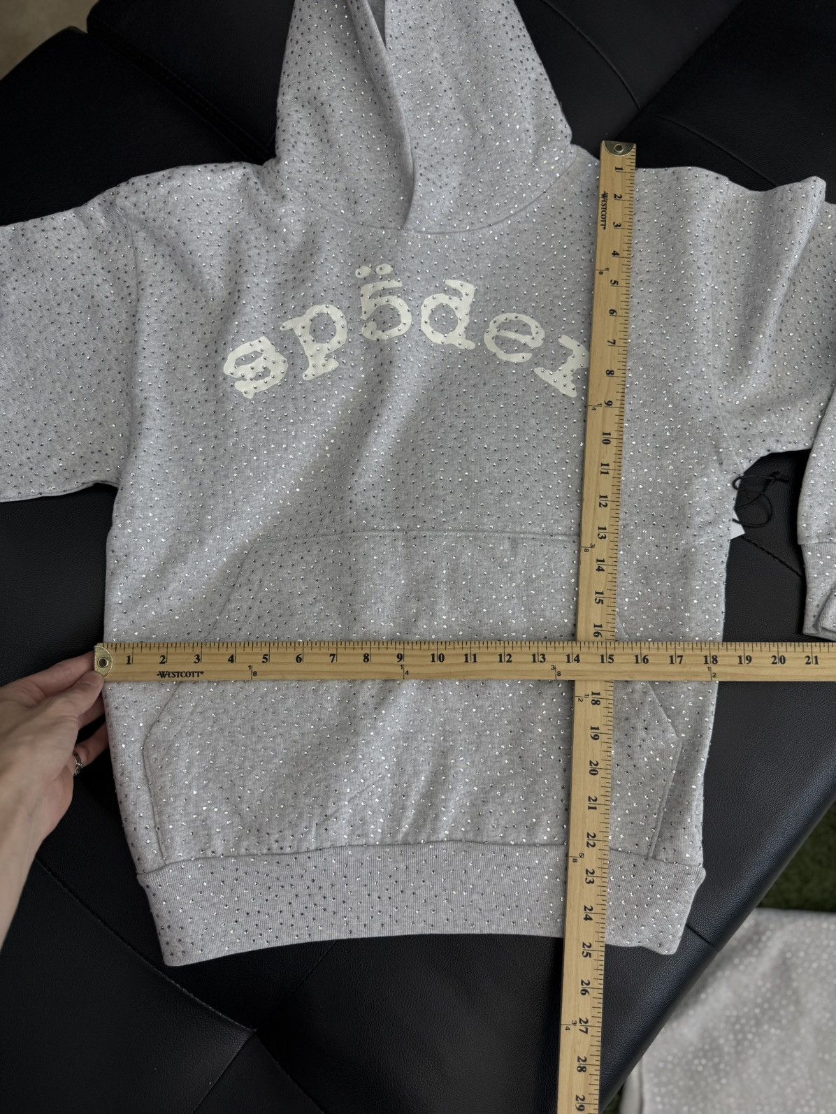 Sp5der Sp5der VVS Rhinestone Hoodie Size (XS) Brand New Size US XS / EU 42 / 0 - 5 Thumbnail