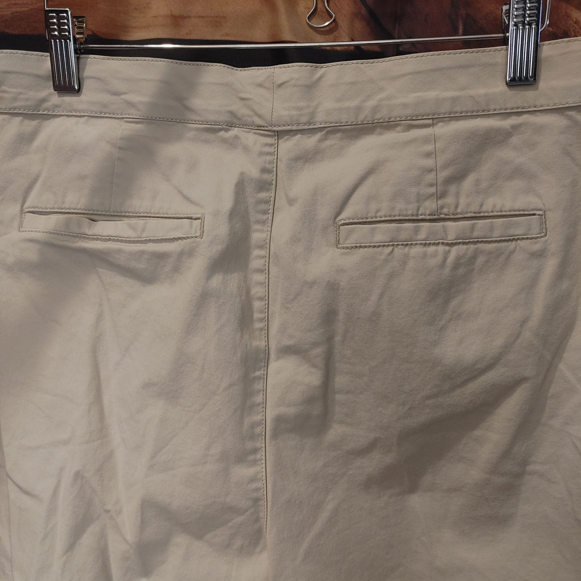 Other Maureen Women's Beige Knee Length Cropped Capris 14 Size 36" / US 14 / IT 50 - 2 Thumbnail
