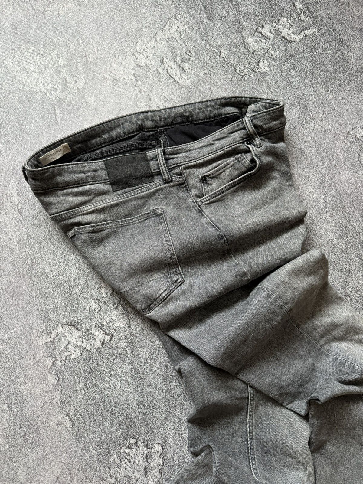 Allsaints × Designer Allsaints 36/32 Rex I denim pant jean trouser chino gray Size US 36 / EU 52 - 2 Thumbnail