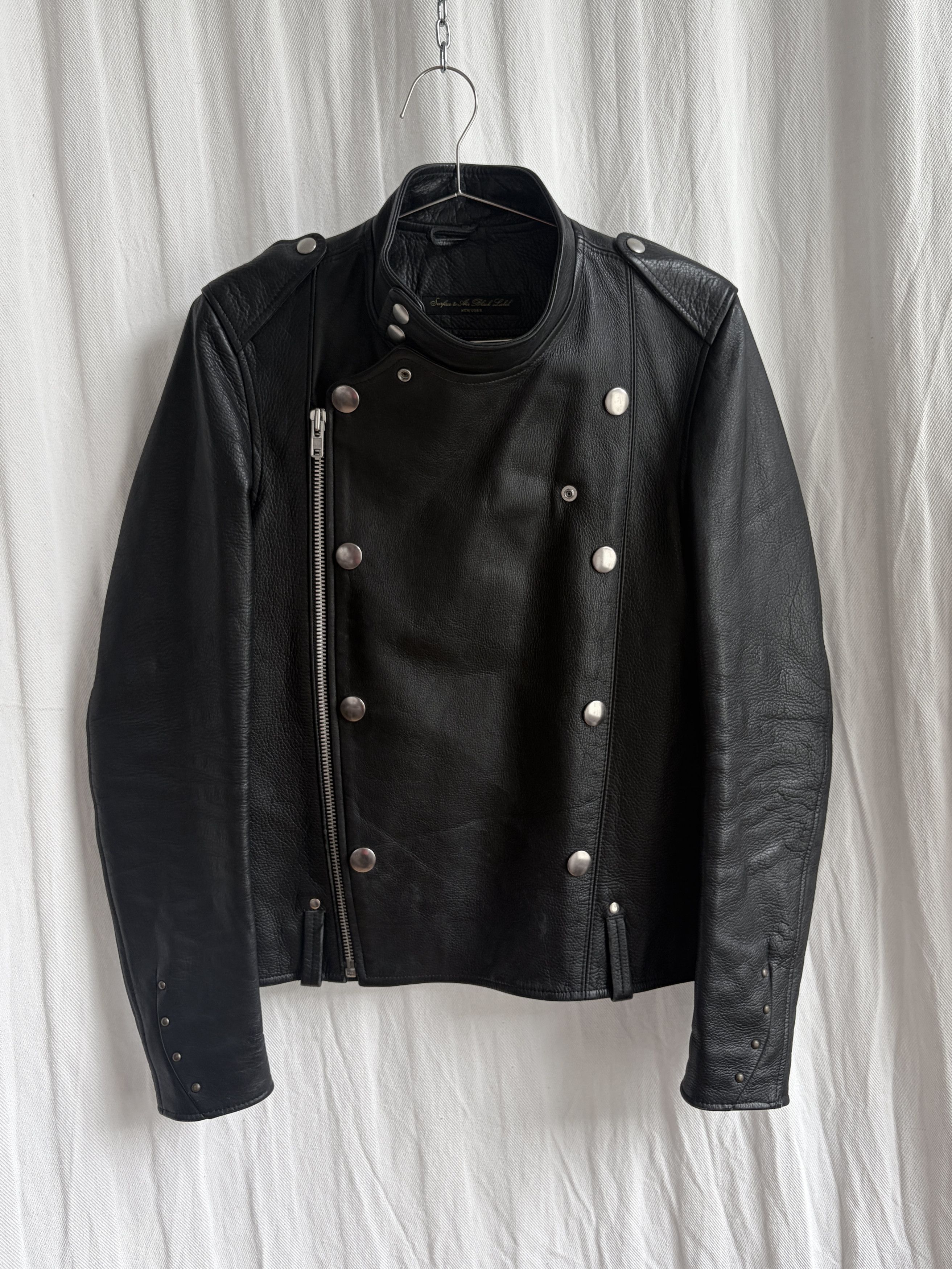 Surface To Air Double Breasted Leather Jacket Size US S / EU 44-46 / 1 - 5 Thumbnail