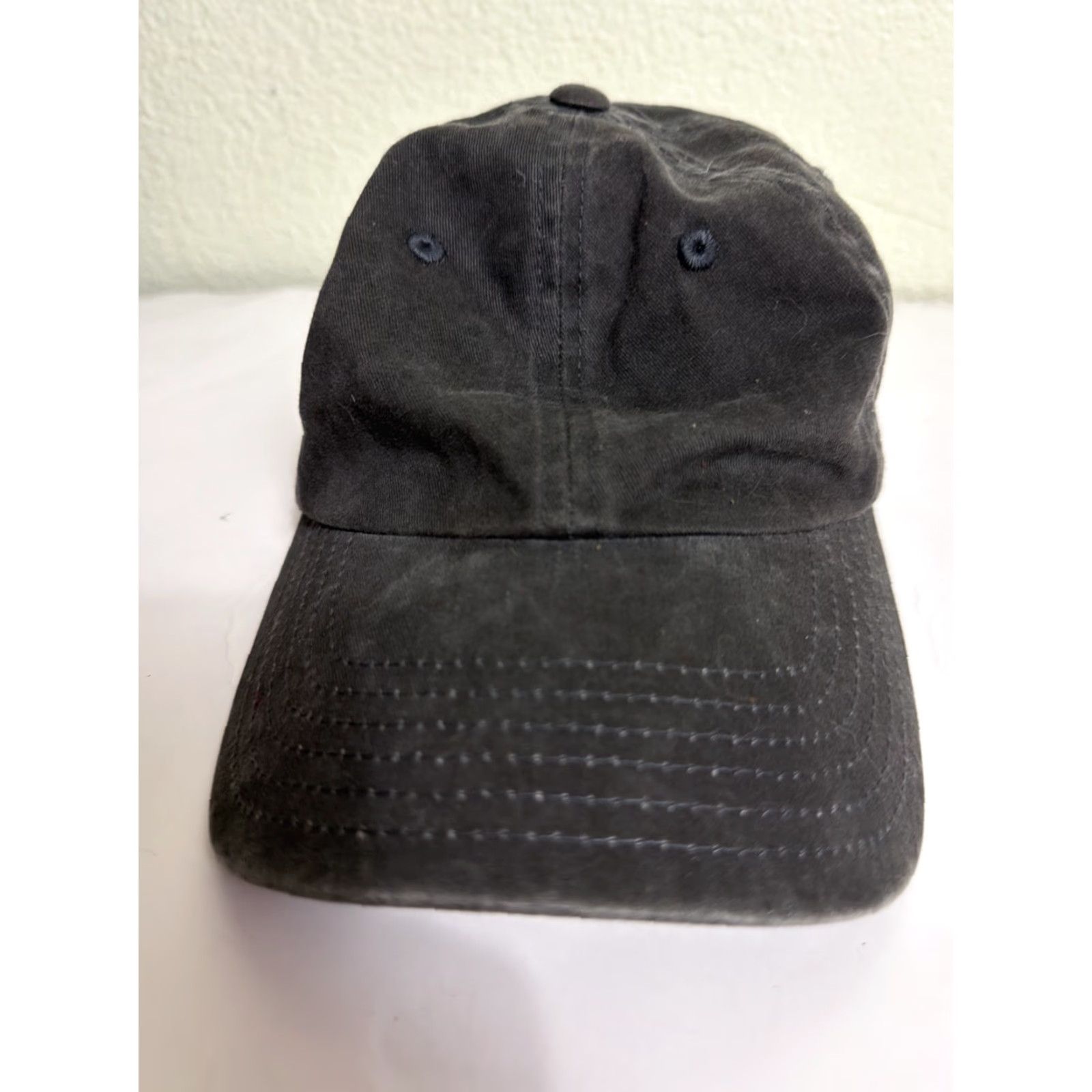 Vintage American Needs Strapback Baseball Hat Dad Faded Black Adjustable Size ONE SIZE - 5 Thumbnail