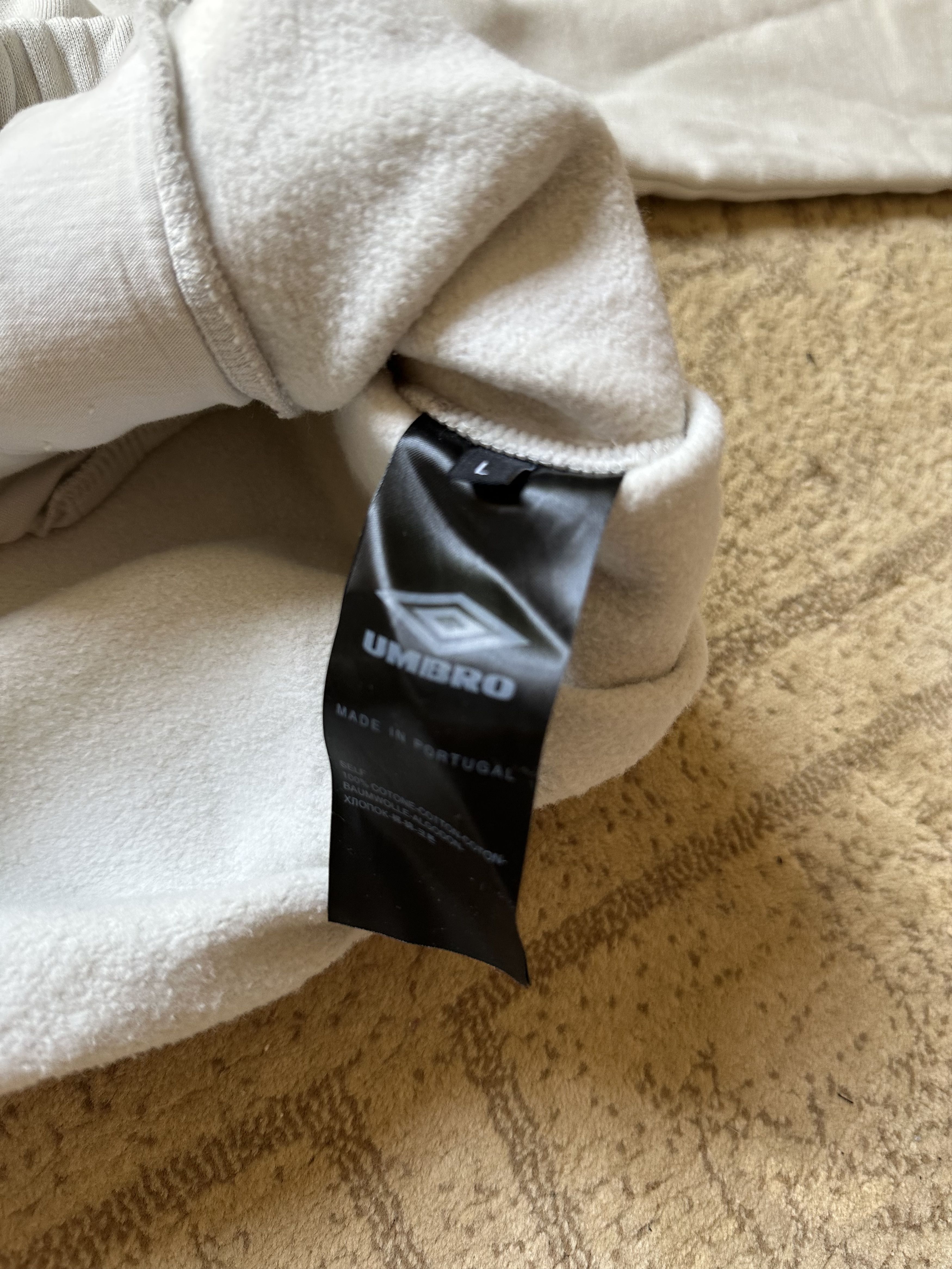 Slam Jam × Umbro Slam Jam x Umbro Masked Hoodie – Cream (Made in Portugal) Size US L / EU 52-54 / 3 - 3 Thumbnail
