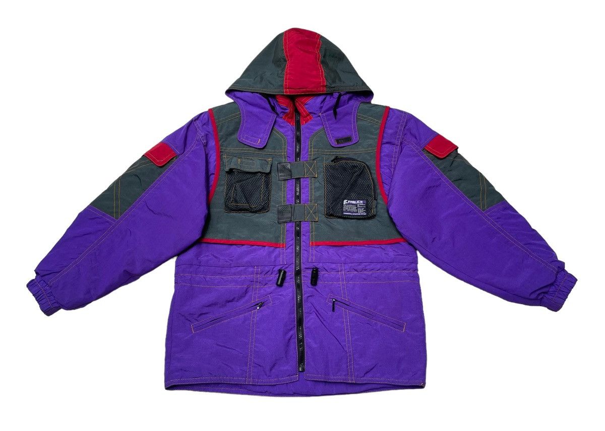image of Vintage Brand Fablice Ski Jacket 1990S in Purple, Men's (Size Medium)
