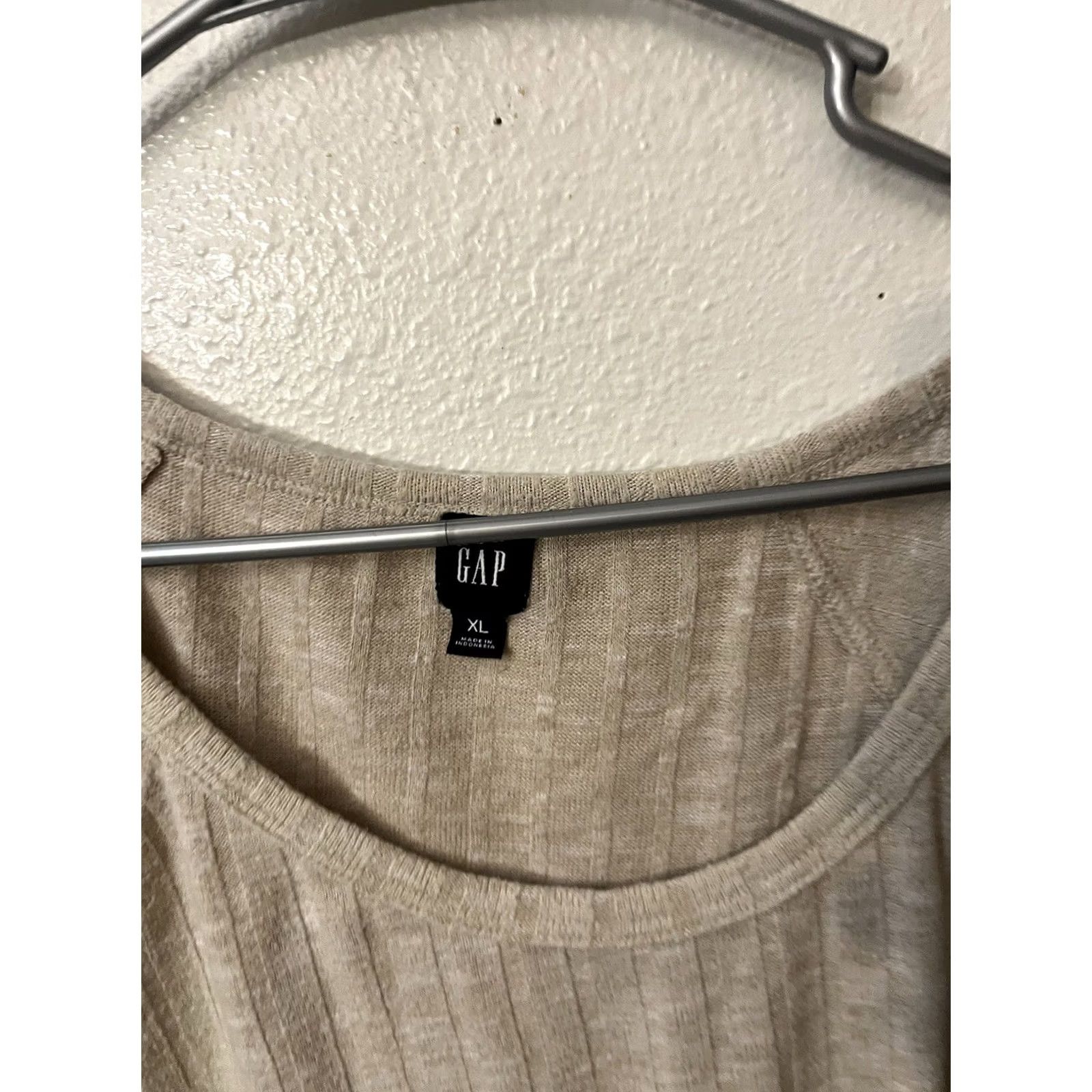 Gap Gap T-Shirt Women XL Brown Cotton Long Sleeve Round Neck Elevated basic Size XL / US 12-14 / IT 48-50 - 2 Thumbnail