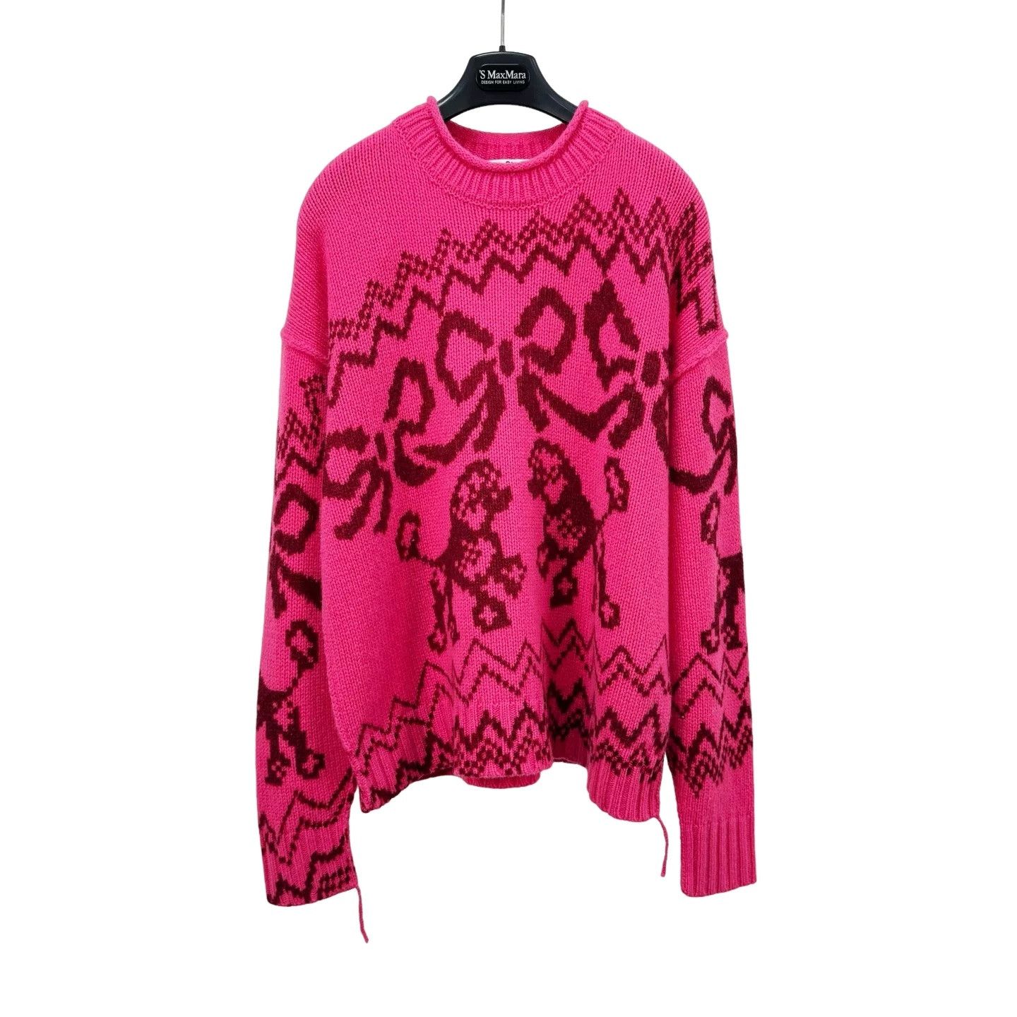Acne Studios Acne Studios Poodle Bow Intarsia Knit Sweater S Size US S / EU 44-46 / 1 - 1 Thumbnail