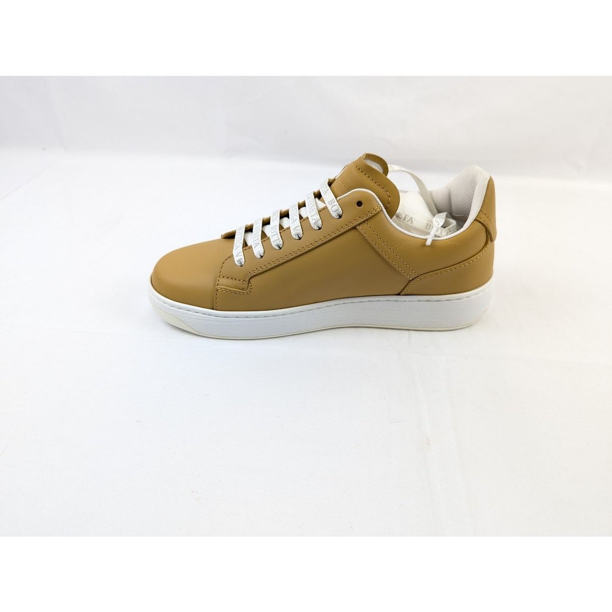 Bottega Veneta o1rshd1 Bolt Calf Sneaker Pelle S.GOMM in Butterscotch Size US 7 / EU 40 - 8 Thumbnail