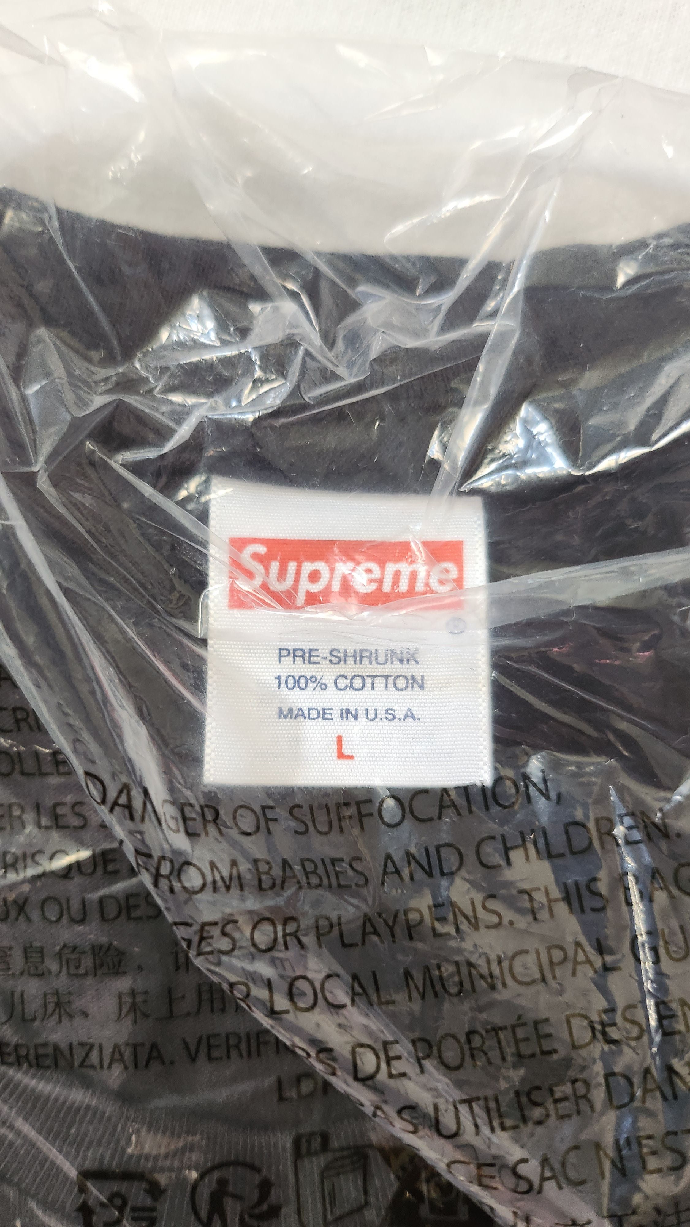 Corteiz × Supreme Supreme x Corteiz Rules the world T shirr Black Size L Size US L / EU 52-54 / 3 - 2 Thumbnail