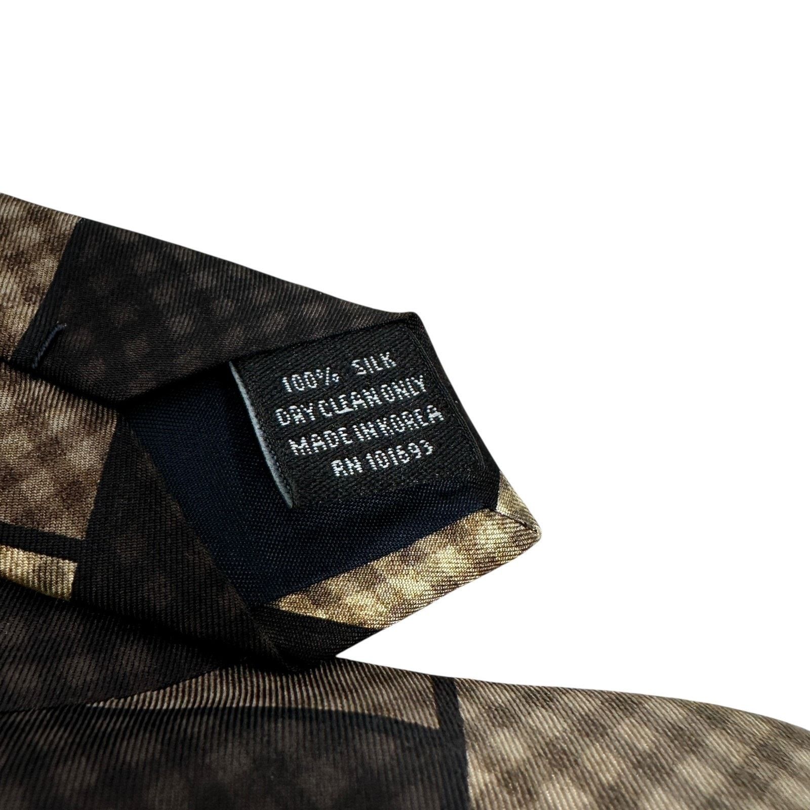 Other Oakland Las Vegas Tie Black Brown 3.75” x 57” Eagles Wings Size ONE SIZE - 5 Thumbnail