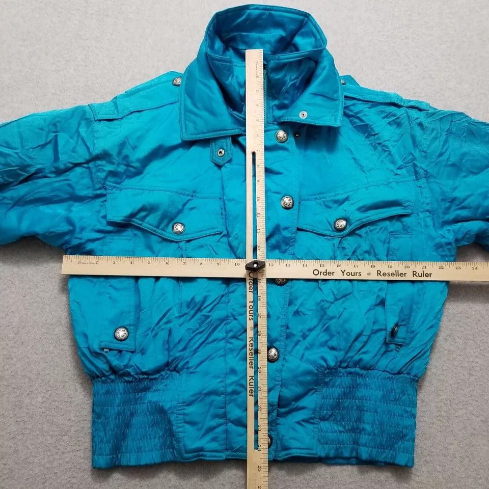 CB Sports Vintage CB Sports Jacket Womens Medium Blue Full Zip Snap Size M / US 6-8 / IT 42-44 - 3 Thumbnail