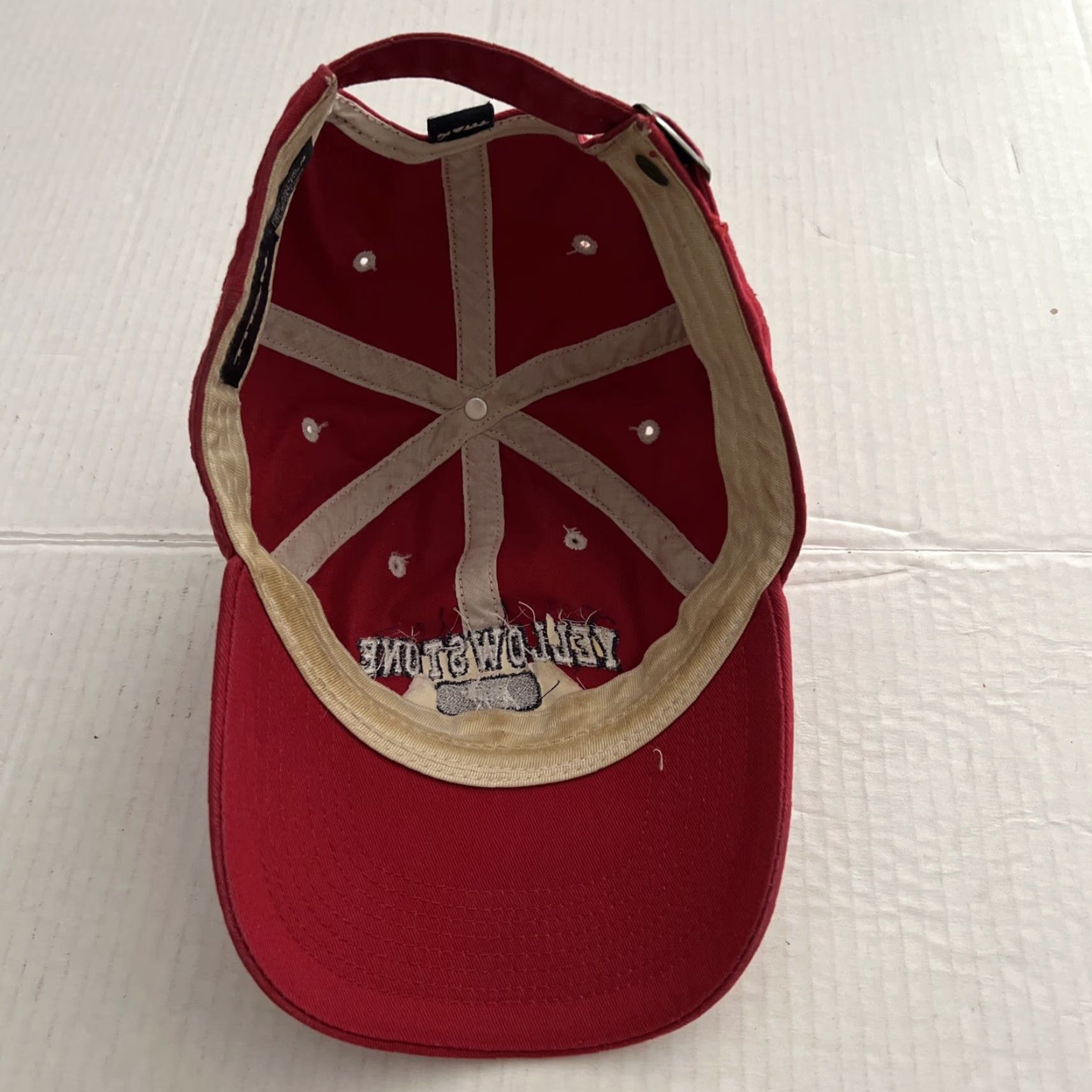 Vintage VINTAGE Titan National Park Moose Red Adjustable Hat Baseball Cap 100% Cotton Men Size US M / EU 48-50 / 2 - 6 Thumbnail