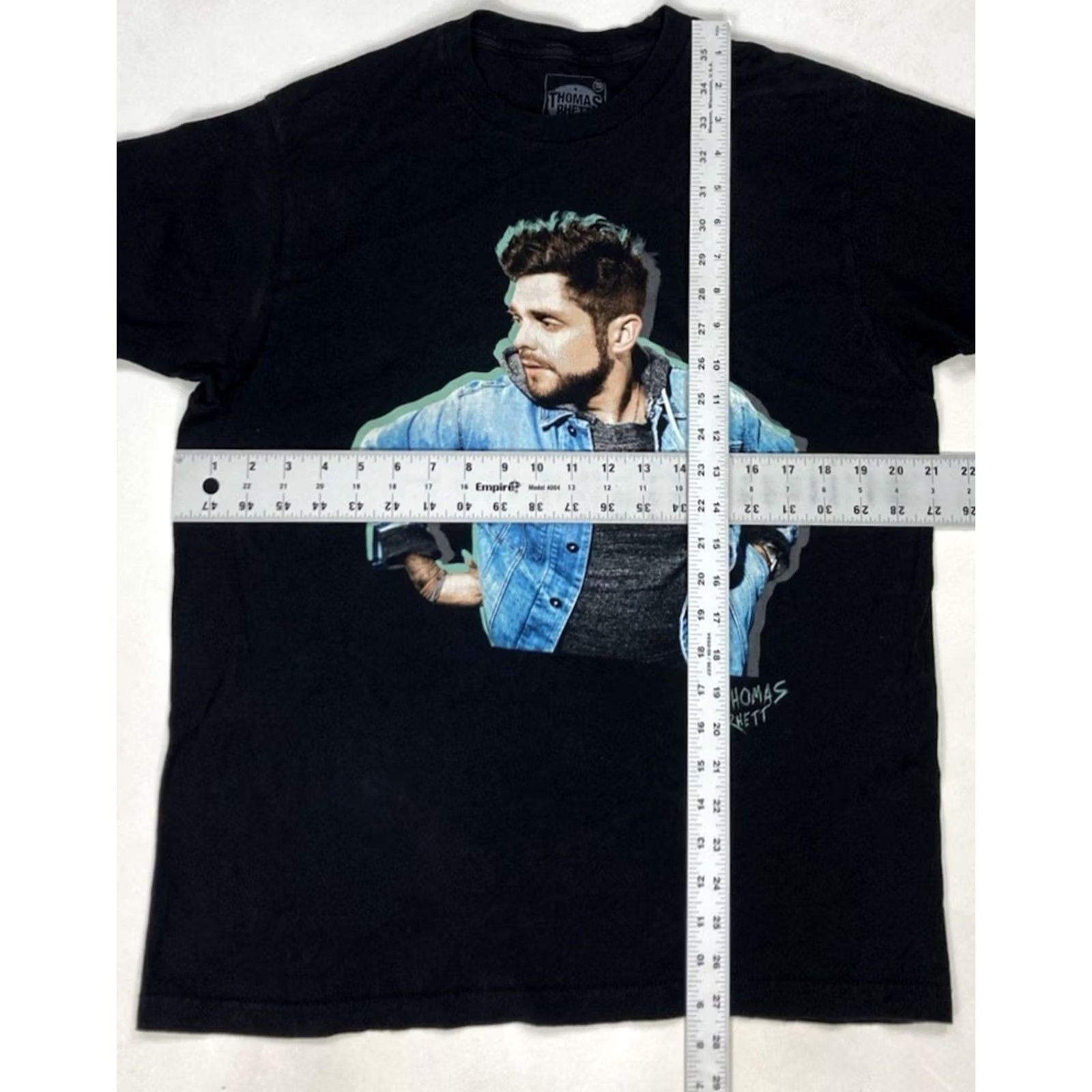 Vintage Thomas Rhett Home Team Tour 2017 Graphic T-shirt Men L Black Merch Music Shirt Size US L / EU 52-54 / 3 - 6 Thumbnail