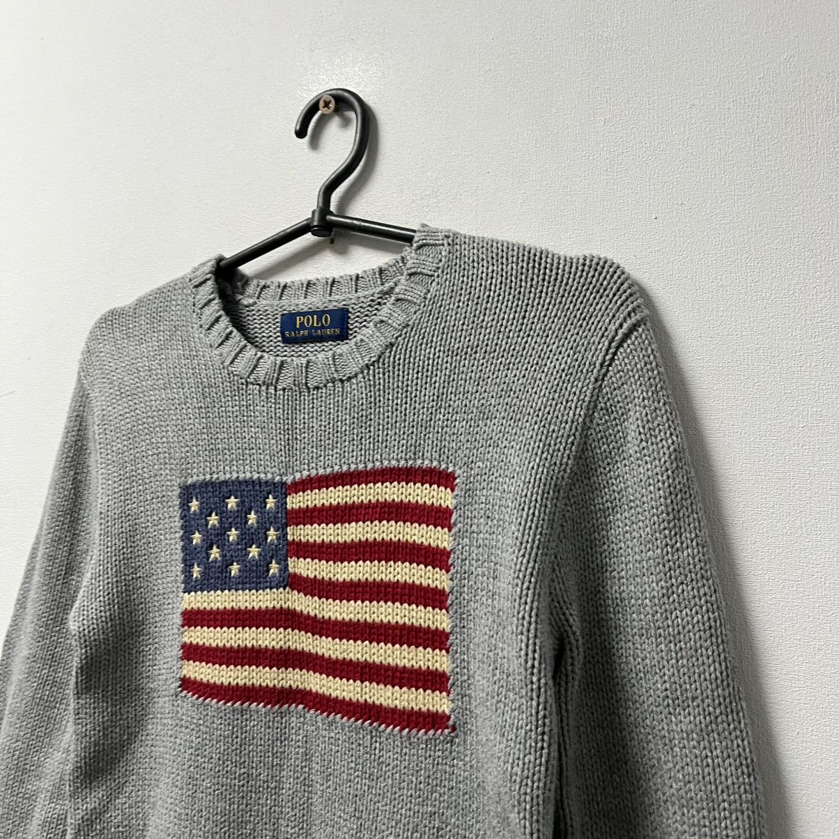 Polo Ralph Lauren Polo Ralph Lauren Sweater USA flag vintage Size US XXS / EU 40 - 2 Thumbnail