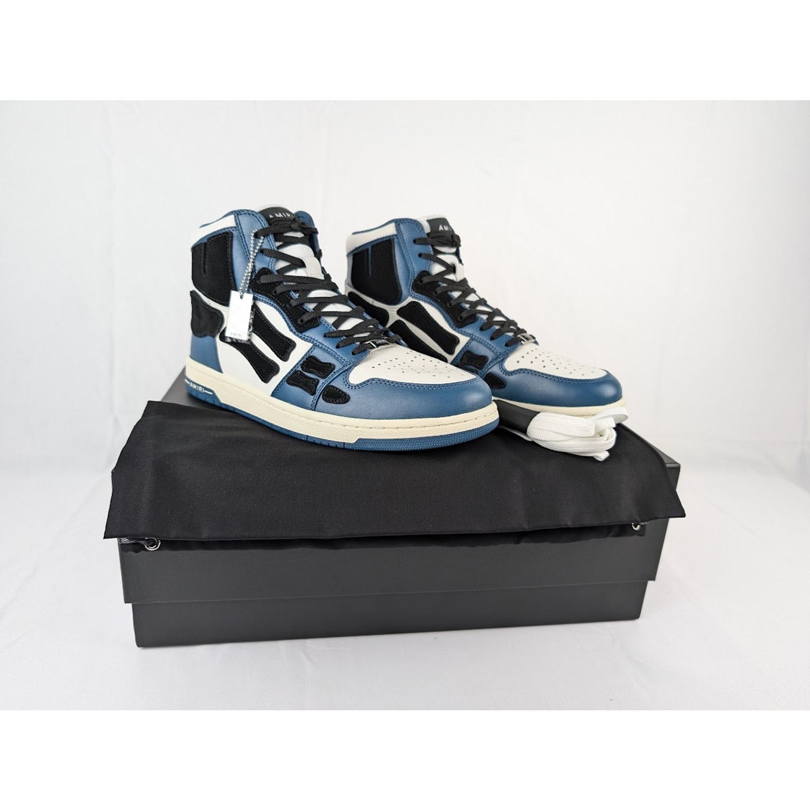 Amiri o1rshd1 Skel top hi / Skeleton high top Sneakers Multicolor Size US 12 / EU 45 - 15 Thumbnail