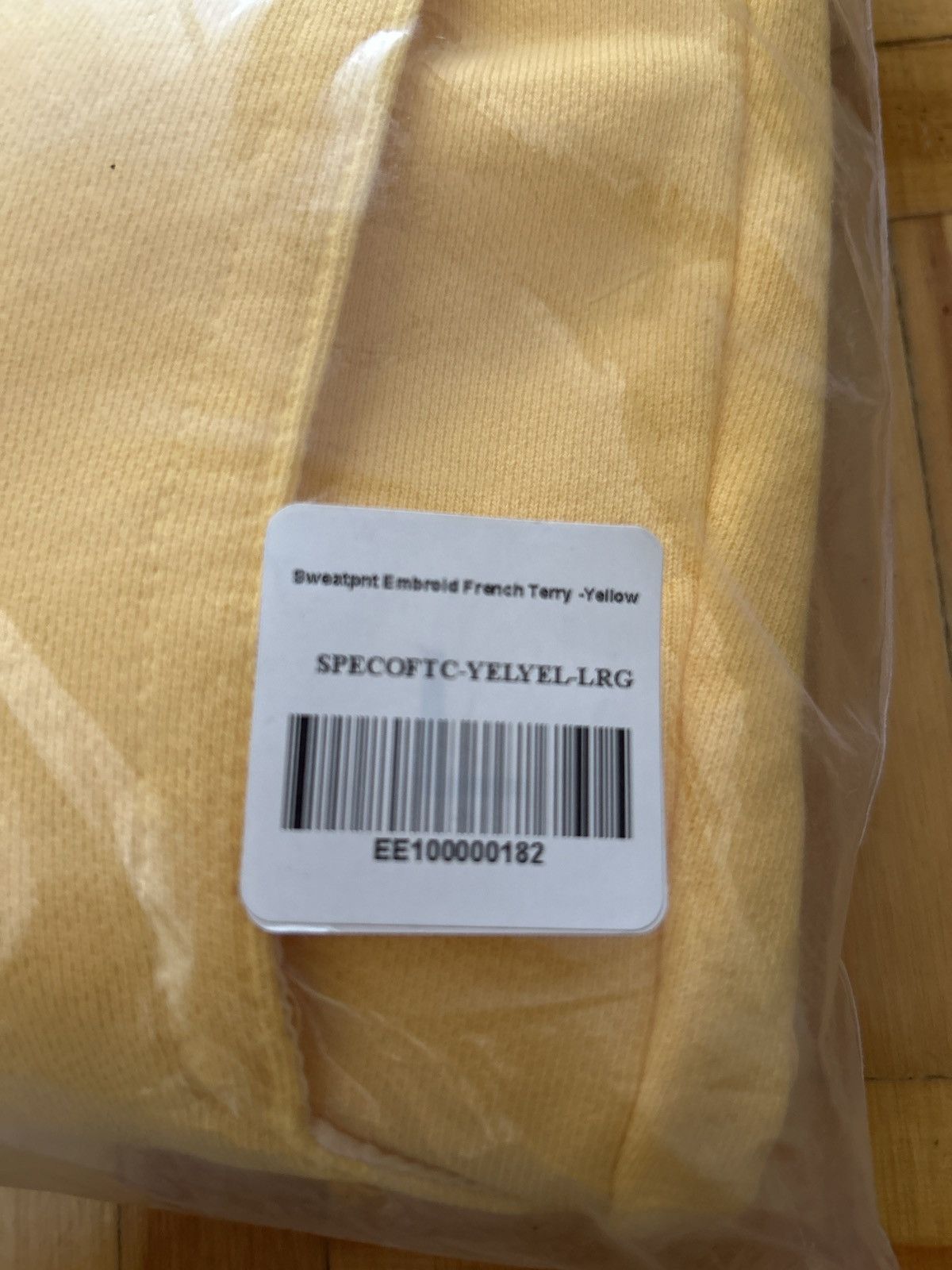 Eric Emanuel Eric Emanuel embroidered large yellow sweat pants brand new Size US 32 / EU 48 - 3 Thumbnail