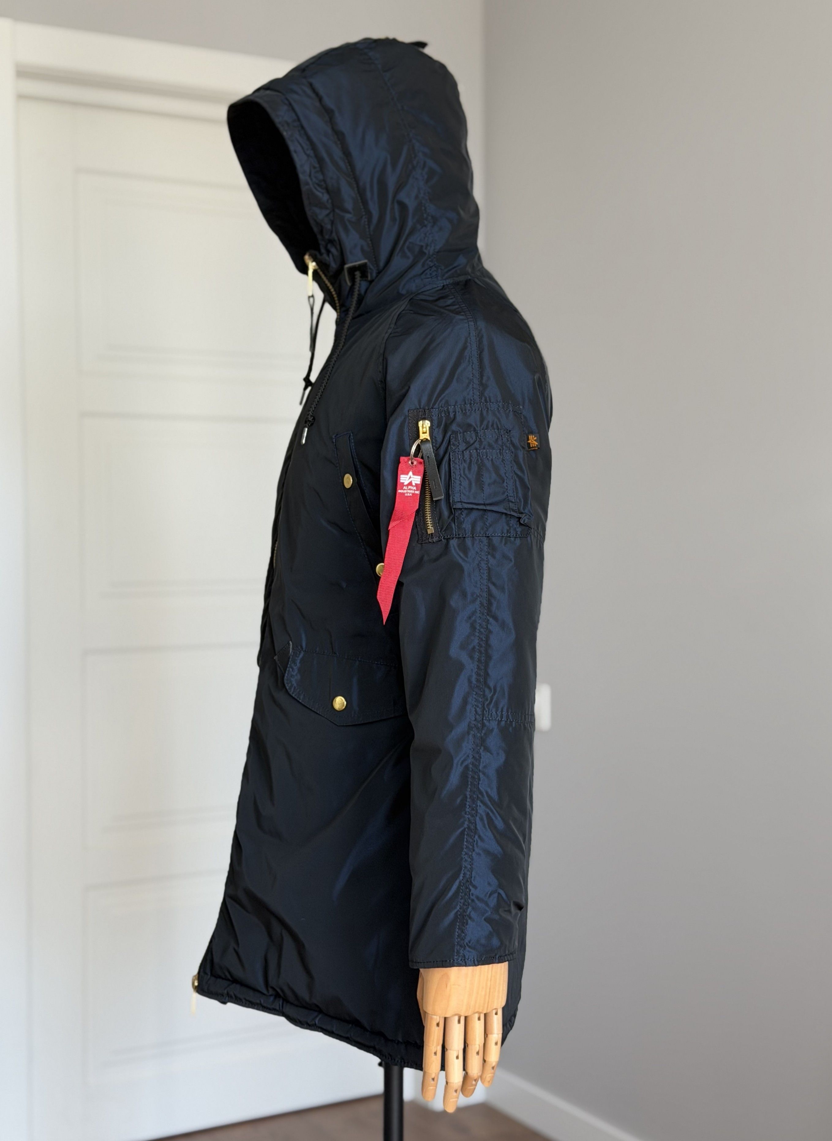 Alpha Industries ALPHA INDUSTRIES Extreme Parka Exparka Rep Blue Coat Jacket Size M / US 6-8 / IT 42-44 - 6 Thumbnail