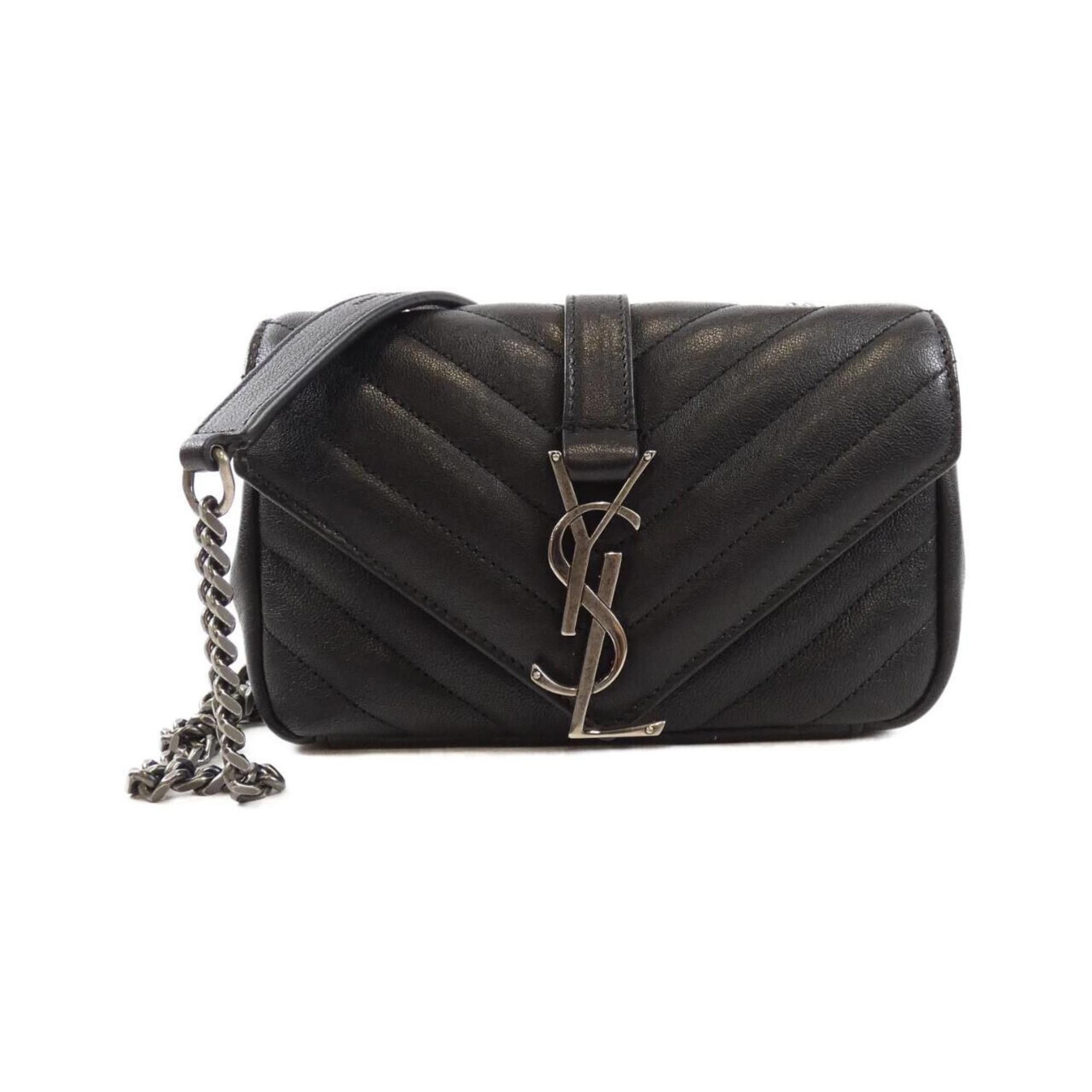 Saint Laurent Paris Saint Laurent Classic Baby 399289 Brm04 Shoulder Bag in Black, Women's