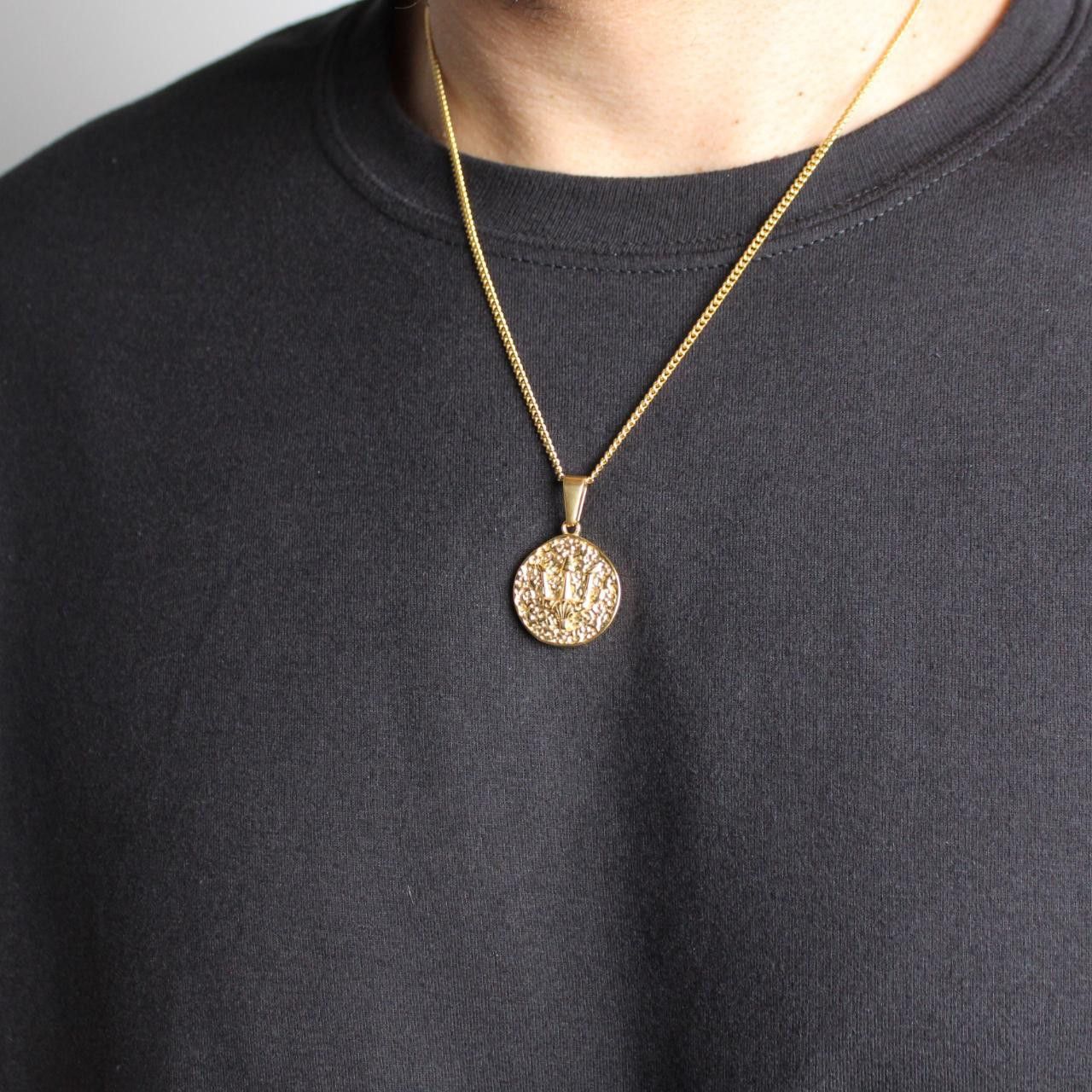 Jewelry Gold Jewelry Set - Pendants & Chain Size ONE SIZE - 4 Thumbnail