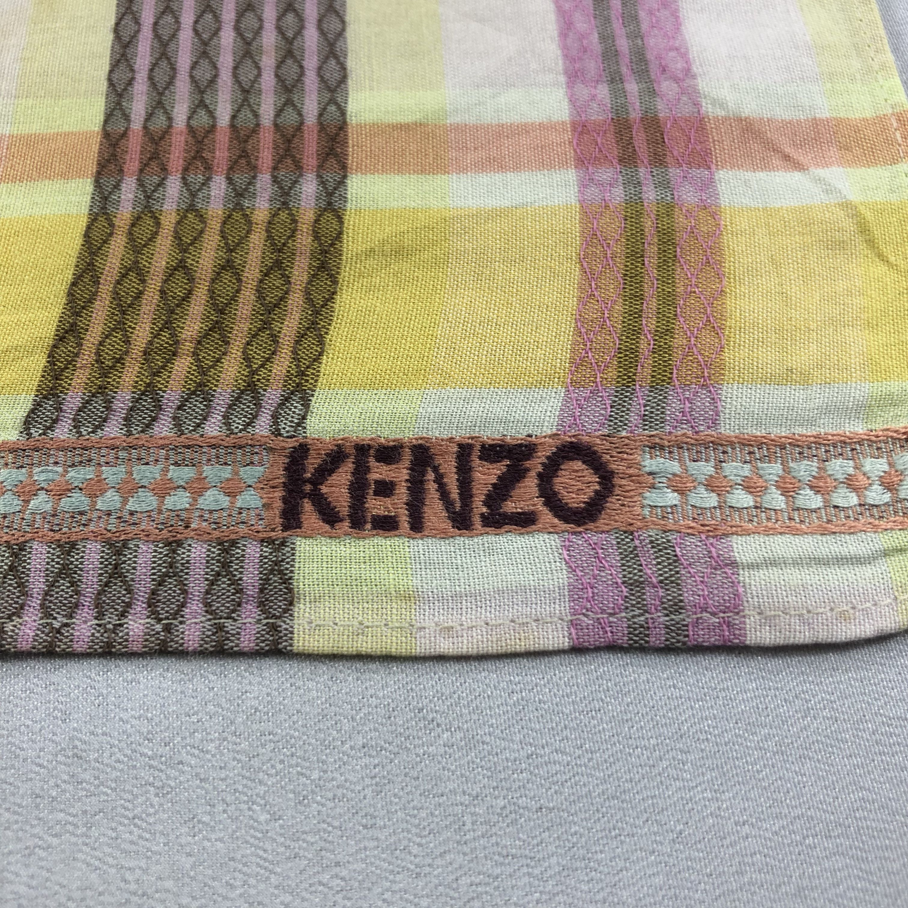 Kenzo Kenzo Handkerchief Neckerchief Bandana H1573 Size ONE SIZE - 4 Thumbnail