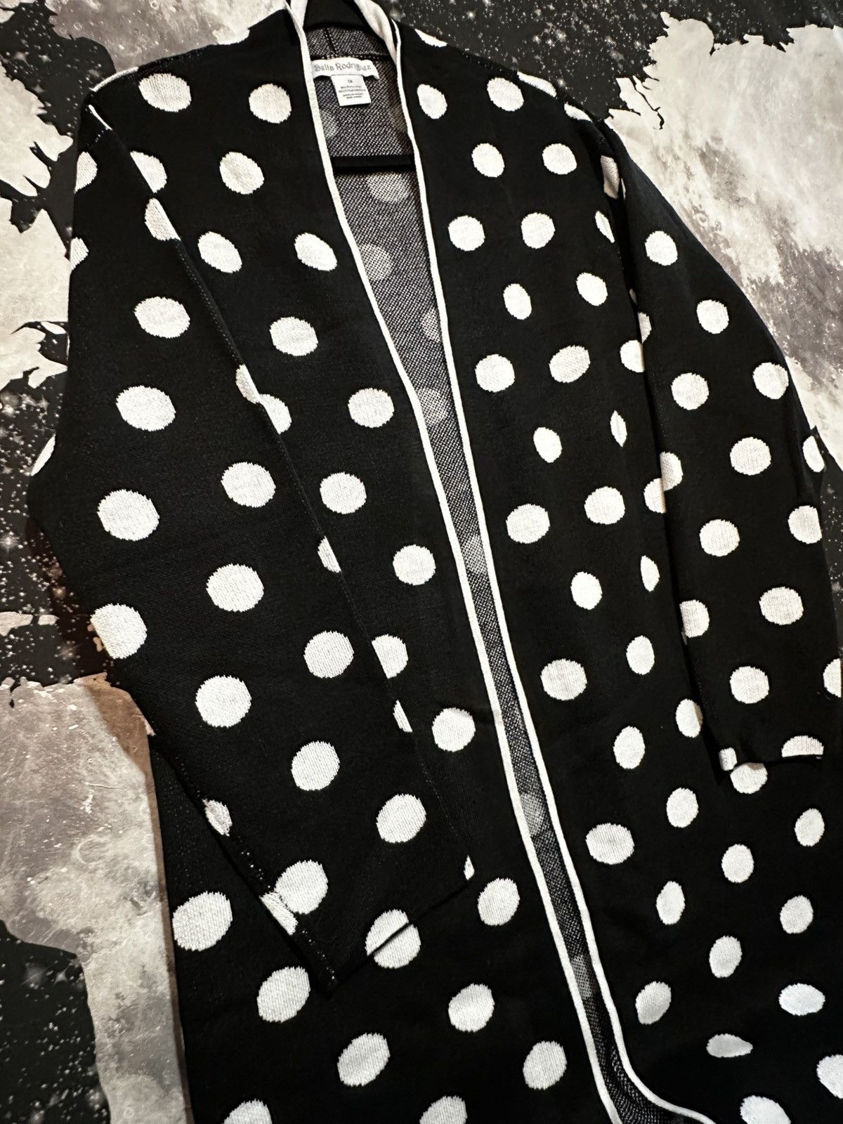 Other Bella Rodriguez Polka Dot Cardigan Sweater Size XL / US 12-14 / IT 48-50 - 3 Thumbnail