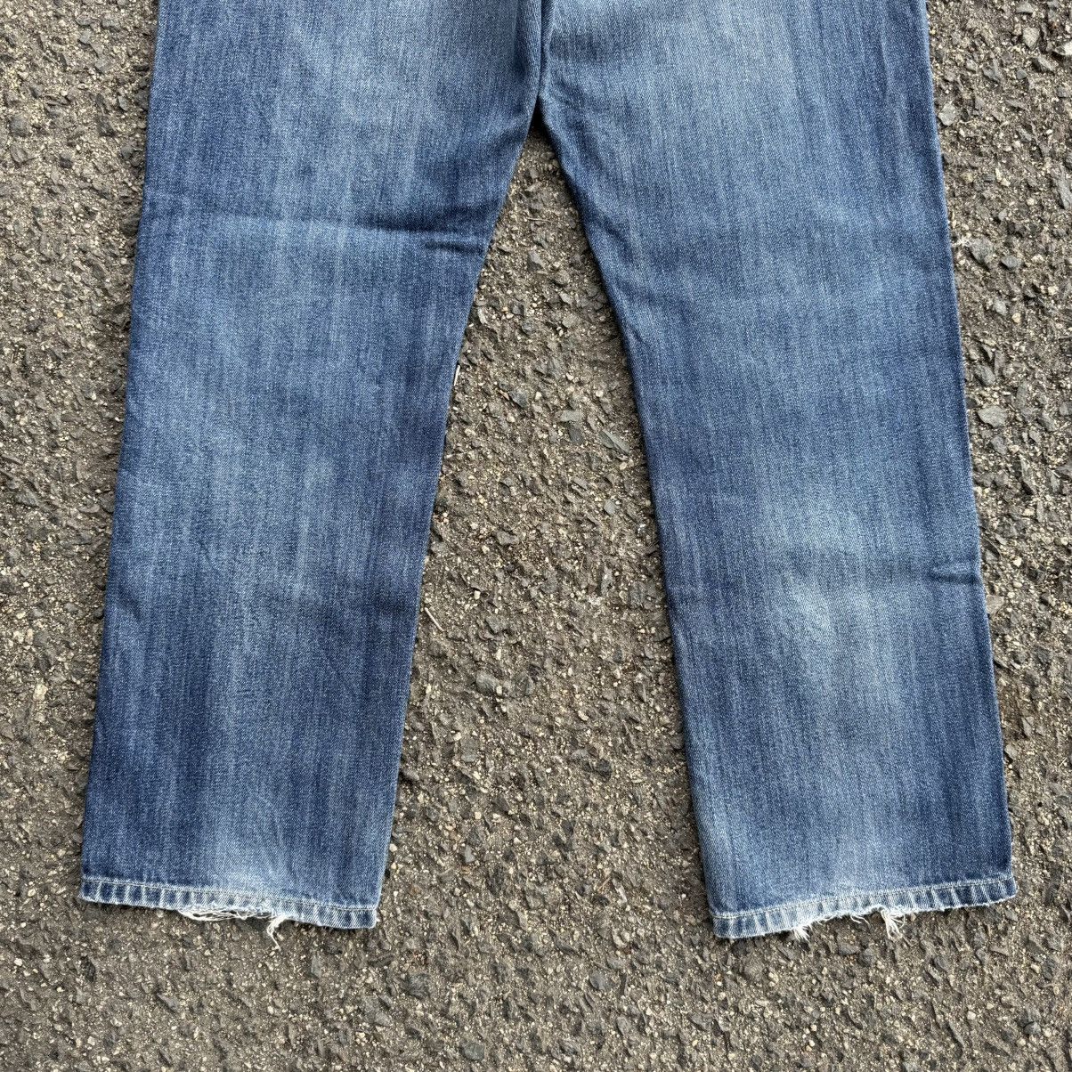 Japanese Brand VINTAGE JAPANESE STRAIGHT FADED JEAN DENIM PANTS Size US 35 - 11 Thumbnail