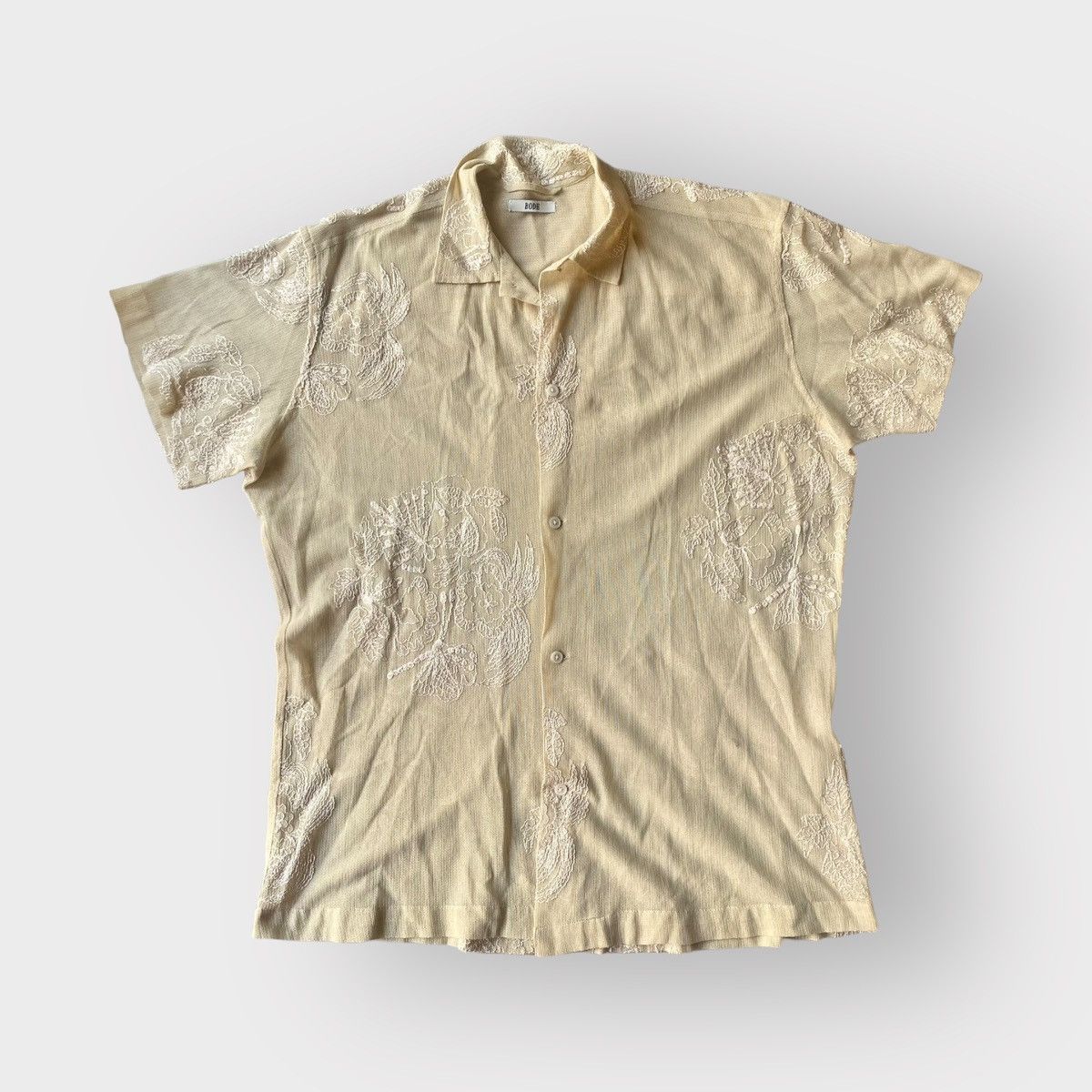Bode Bode Moth Veil embroidered Mesh shirt Size US M / EU 48-50 / 2 - 3 Thumbnail
