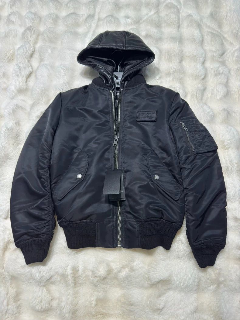 Saint Laurent Paris Saint Laurent Pilot Jacket in Black Leather- DMC Size US XS / EU 42 / 0 - 1 Thumbnail