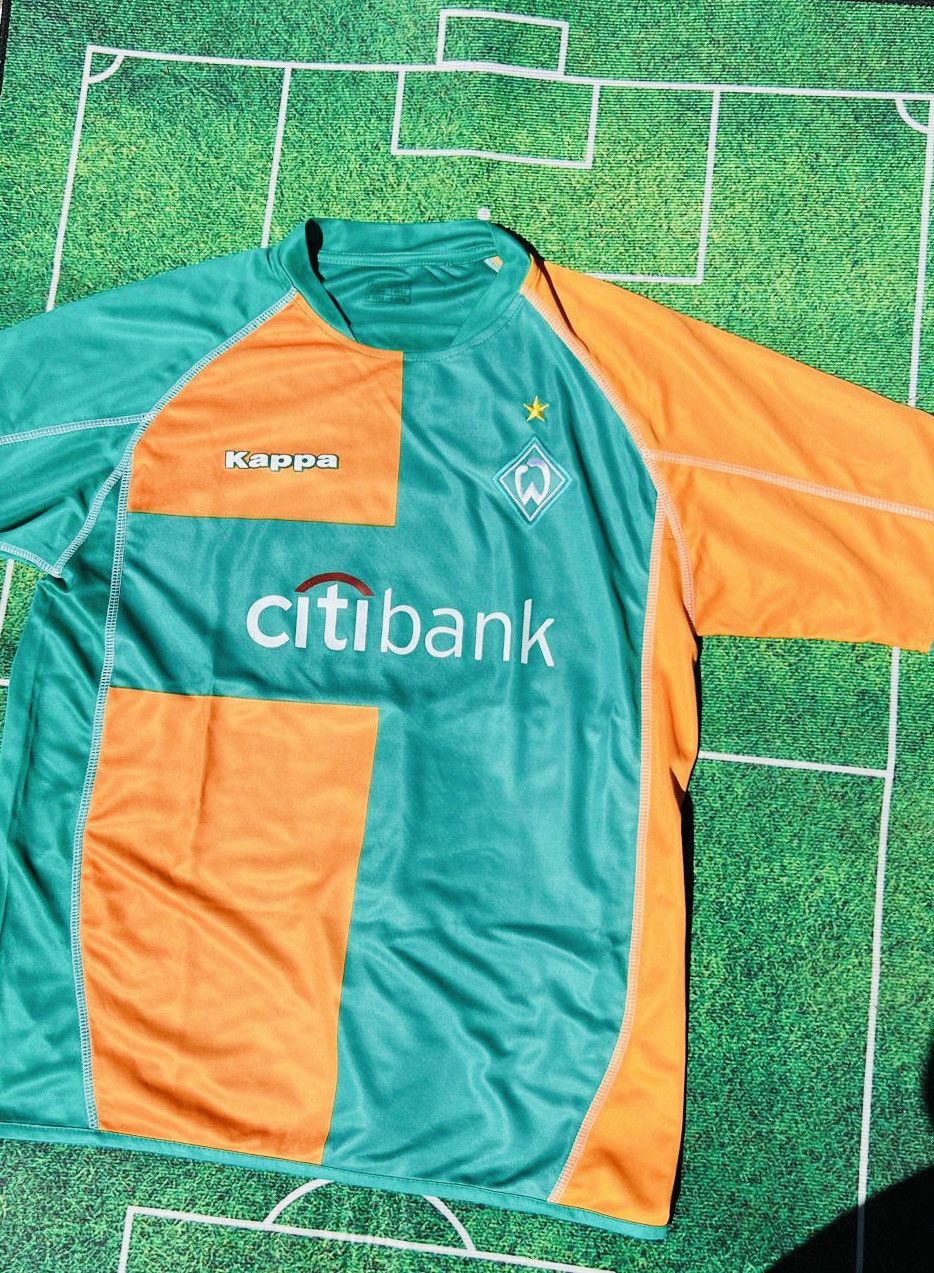 Kappa WARDER BREMEN 2008/09 RETRO JERSEY🟠🟢 Size US M / EU 48-50 / 2 - 1 Thumbnail