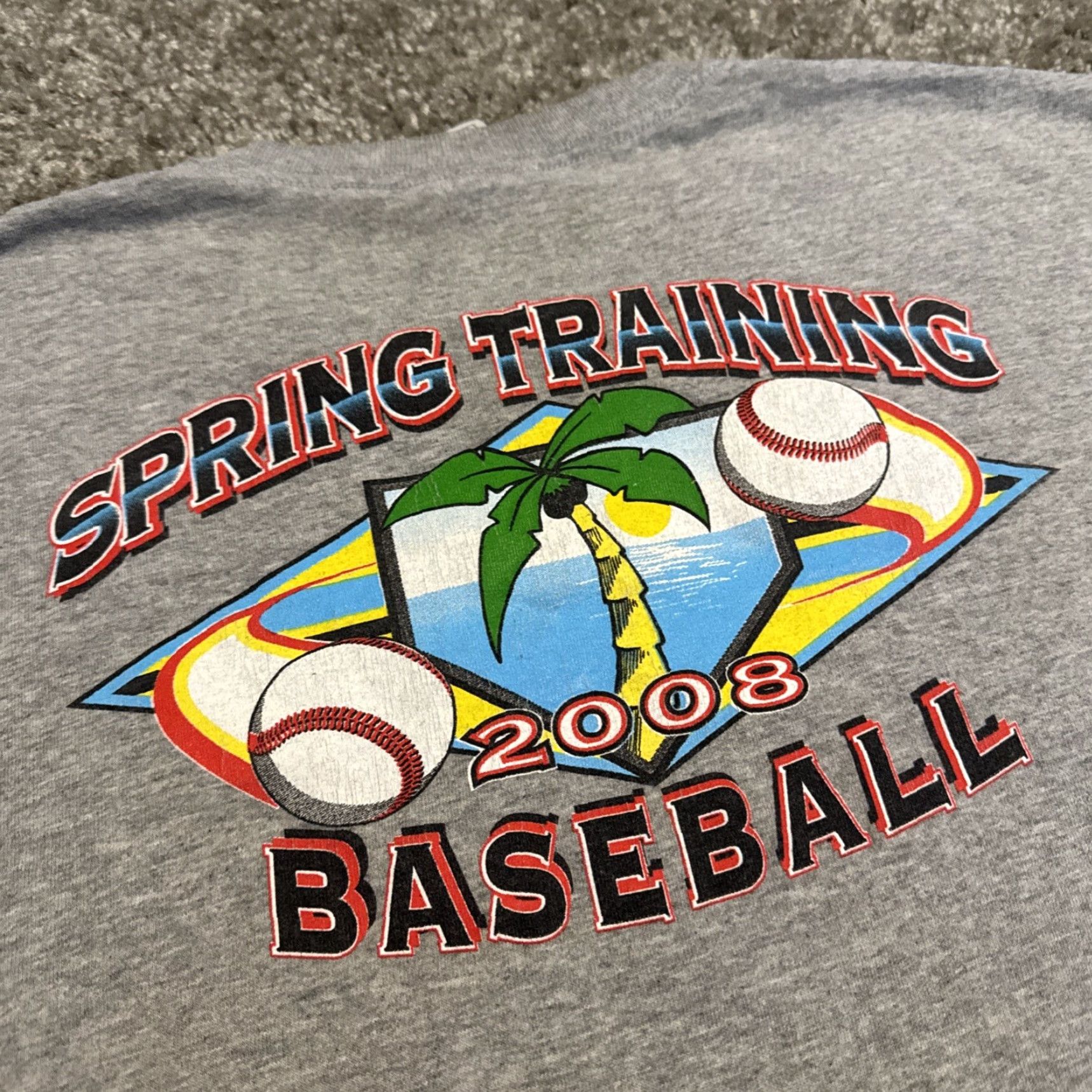 MLB VINTAGE 2008 Spring Training MLB Southwest Airlines T-Shirt XL Men Gray Size US XL / EU 56 / 4 - 3 Thumbnail