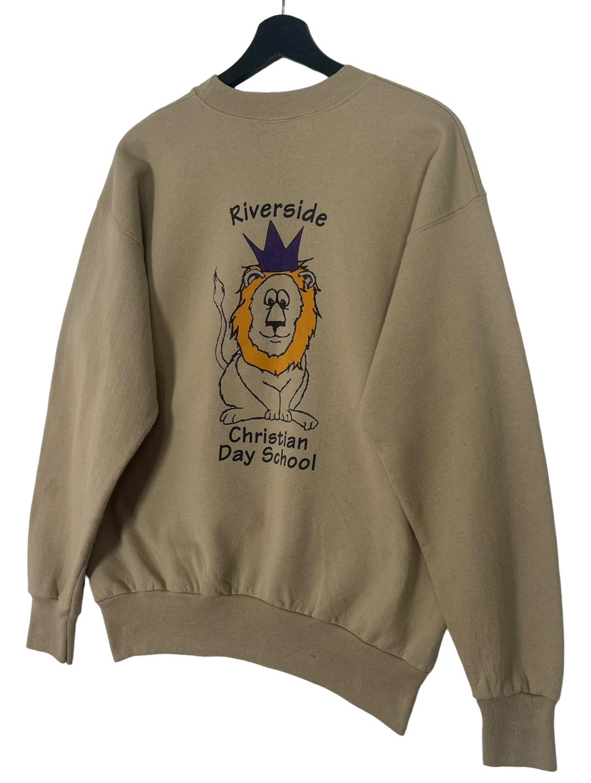 Vintage 90s Vintage Riverside Christian School Sweatshirt Size US M / EU 48-50 / 2 - 4 Thumbnail