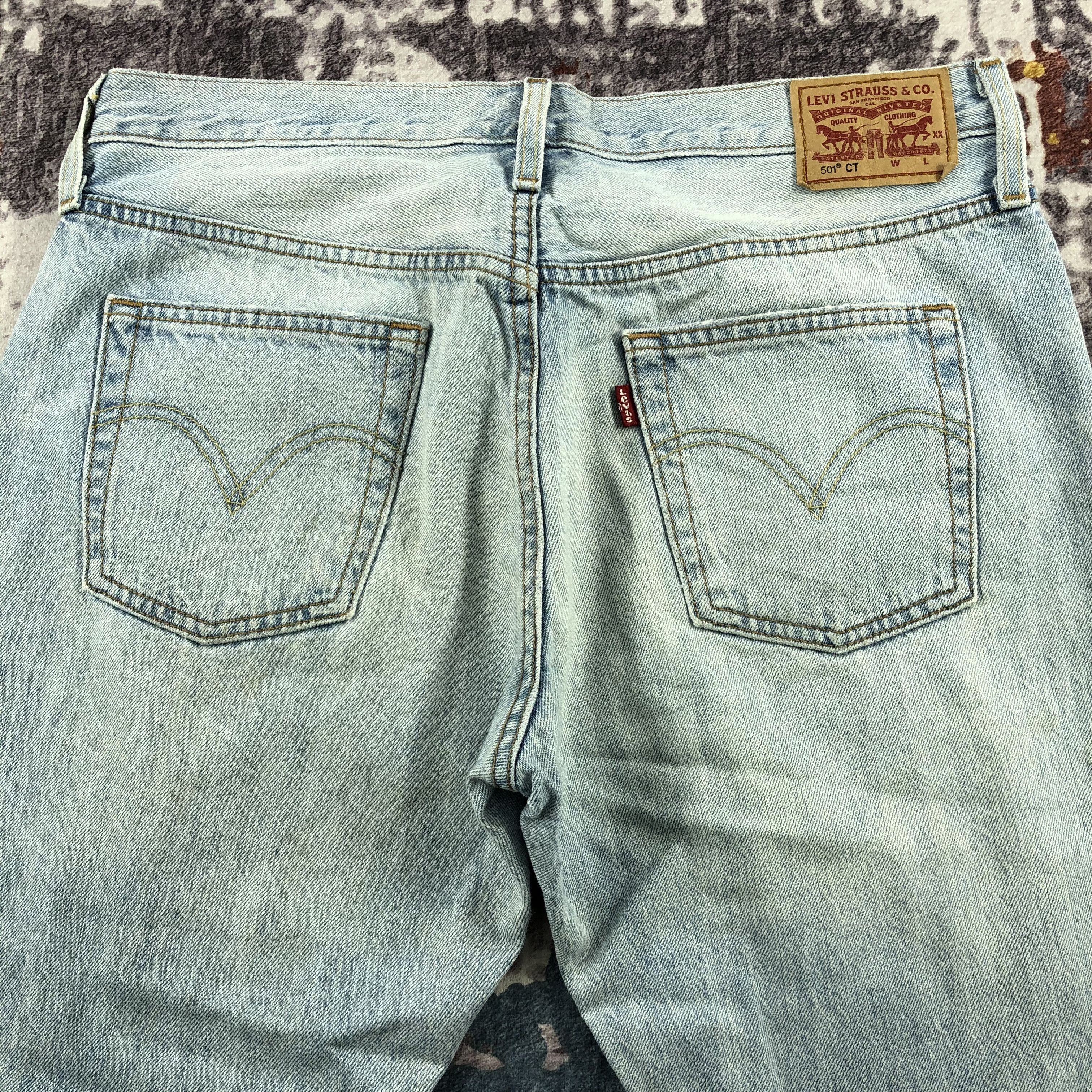 Levi's Vintage Light Wash Levis 501 Jeans-JM2278 Size US 34 / EU 50 - 5 Thumbnail