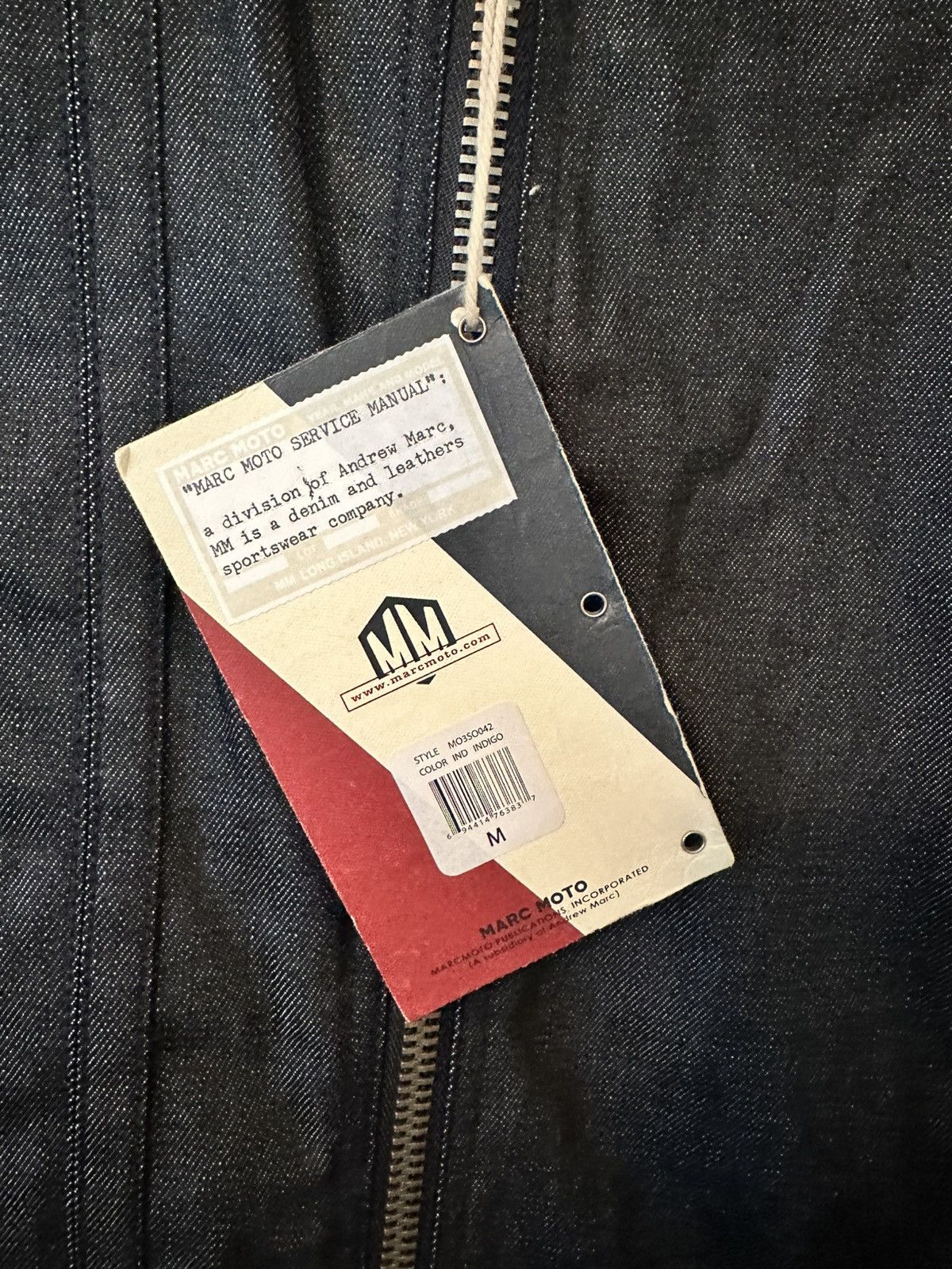 Other Marc Moto - Denim Motorcycle Jacket Size US M / EU 48-50 / 2 - 2 Thumbnail