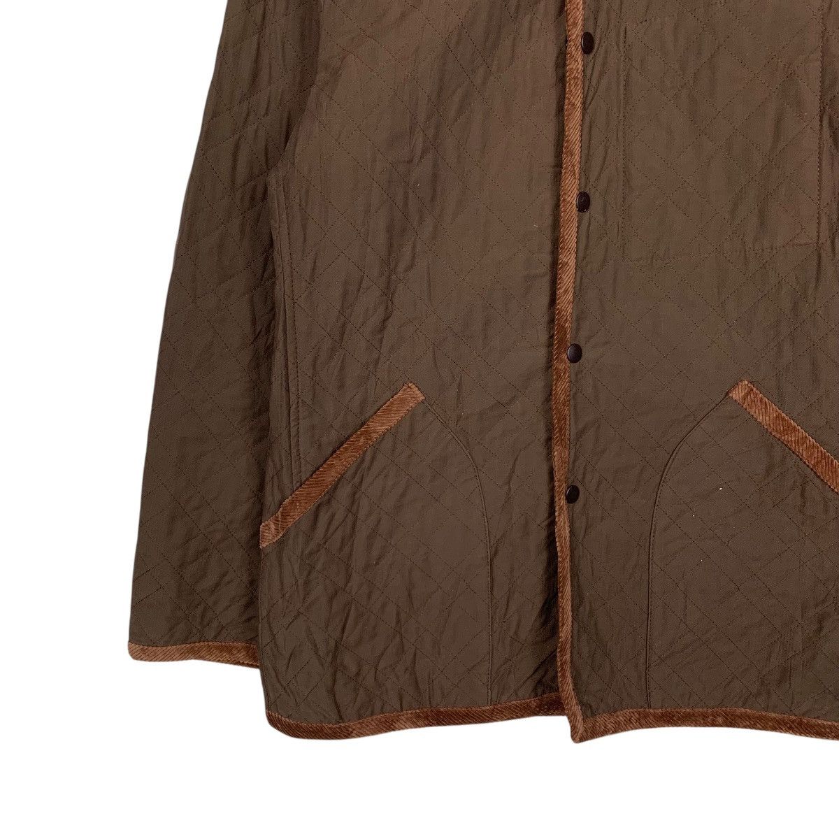 Japanese Brand JUNMEN Collared Quilt Snap Button Brown Jacket #2106-C92 Size US M / EU 48-50 / 2 - 3 Thumbnail