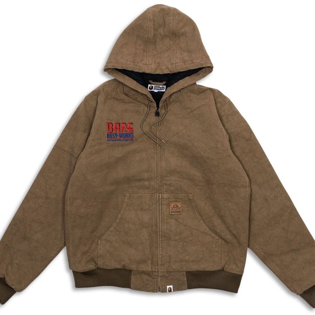 Bape A Bathing Ape Active Jacket - Beige XL Size US XL / EU 56 / 4 - 1 Thumbnail