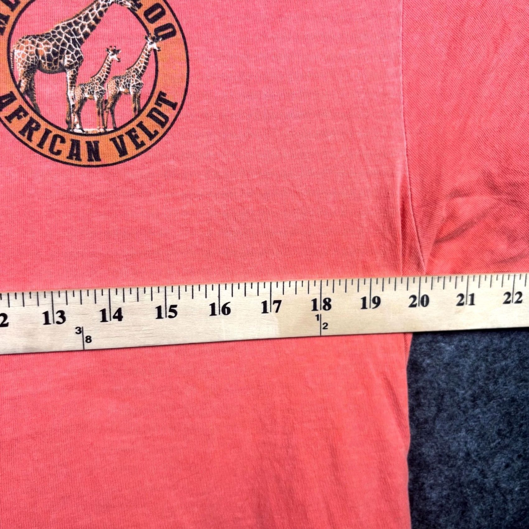 Comfort Colors Comfort Colors T-Shirt Men’s L Orange Memphis Zoo African Veldt Print Summer Size US L / EU 52-54 / 3 - 3 Thumbnail