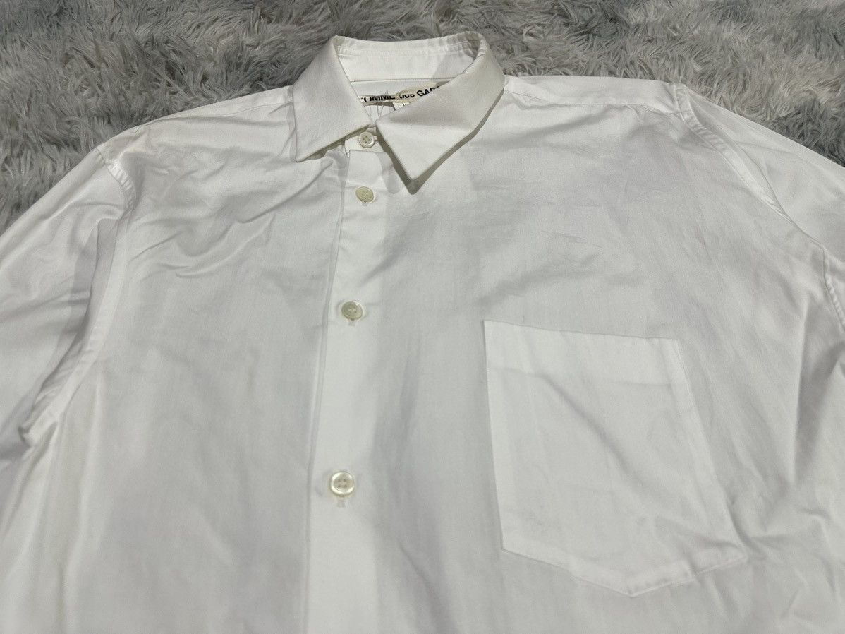 Comme des Garcons 🔥Aw24 Comme Des Garcons Asymmetric Faux Leather Frill Shirt Size US S / EU 44-46 / 1 - 11 Thumbnail