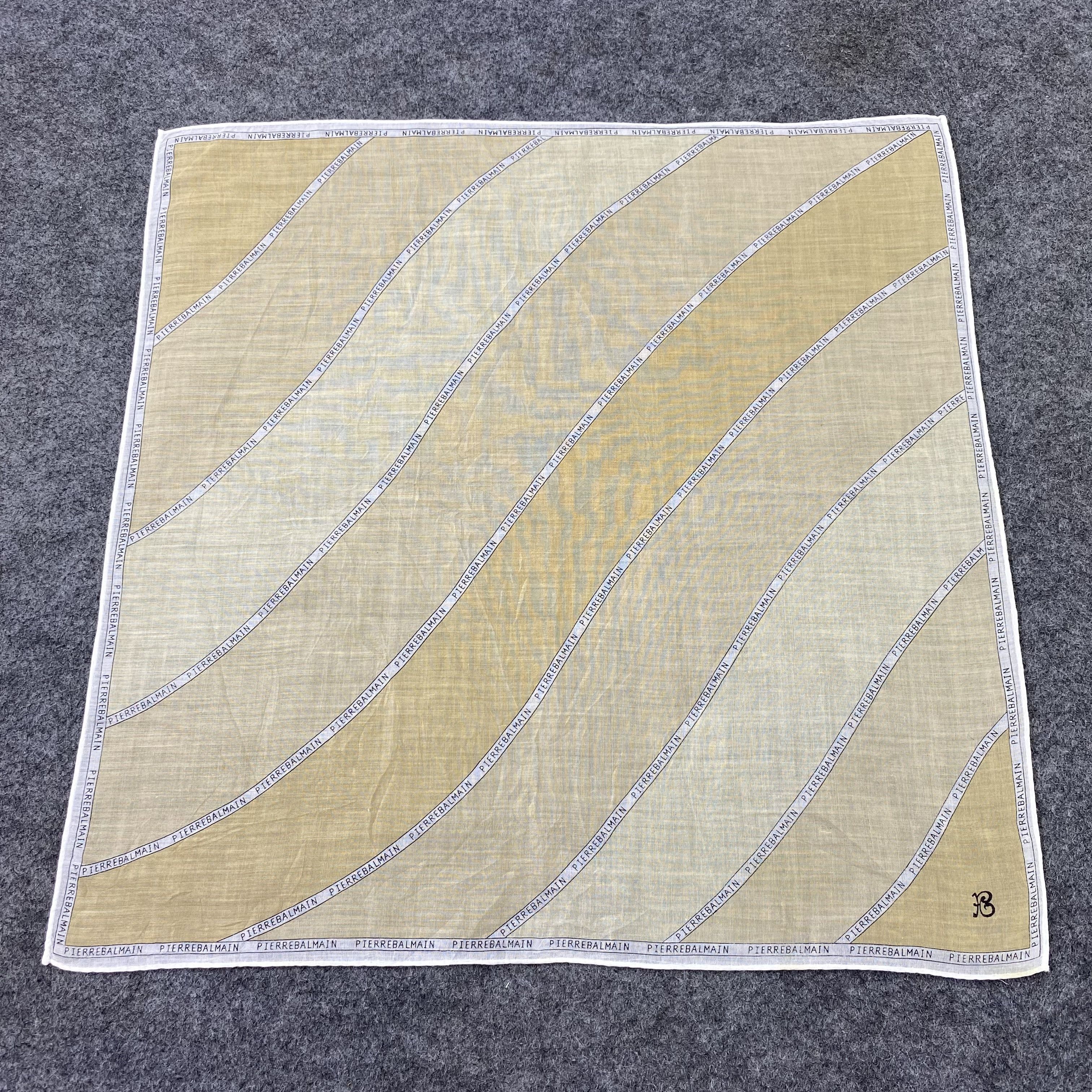Pierre Balmain Pierre Balmain Handkerchief / Bandana / Neckerchief-B1248 Size ONE SIZE - 3 Thumbnail