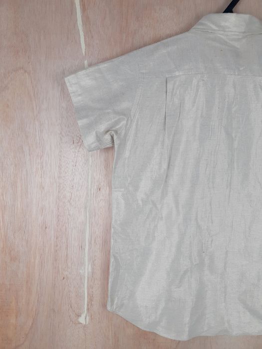 Comme des Garcons Junya Watanabe Comme Des Garcon cream/yellow shirt #3099DLL Size S / US 4 / IT 40 - 7 Thumbnail
