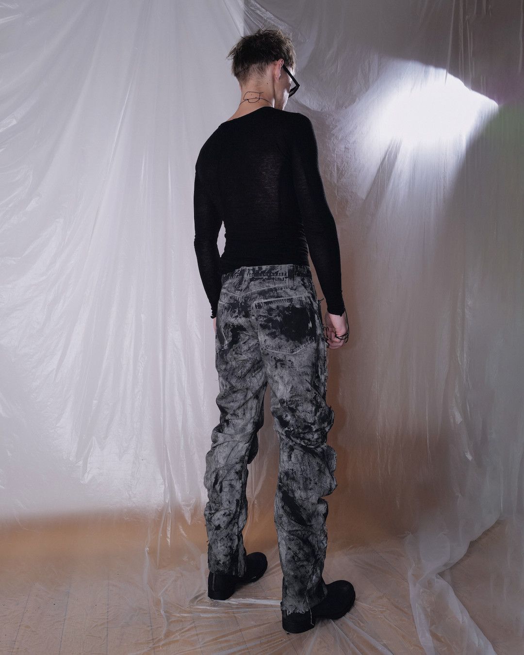 Other J CUT RUBBERED DENIM PANTS Size US 30 / EU 46 - 5 Thumbnail