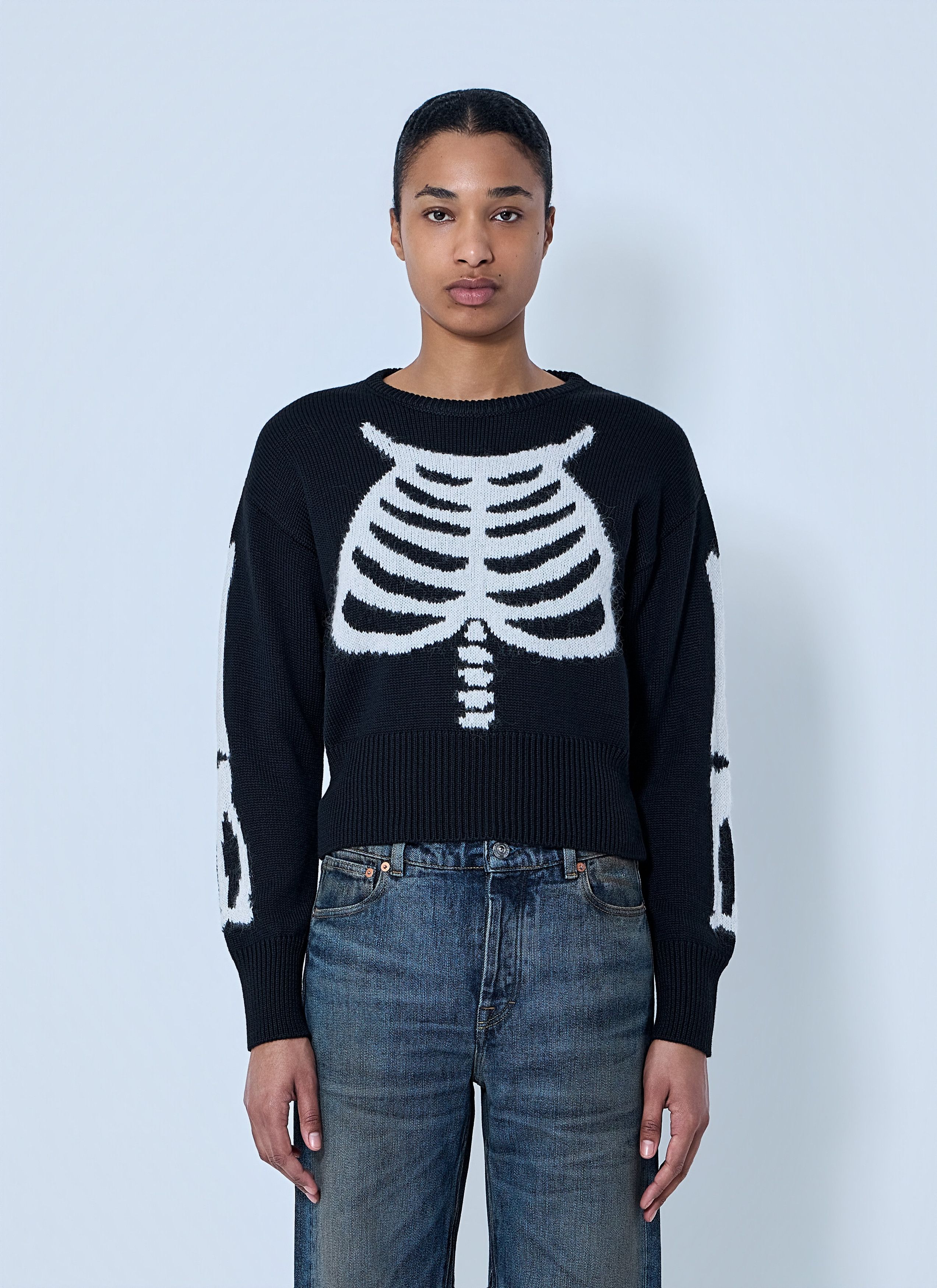 Vaquera Skeleton Sweater Size M / US 6-8 / IT 42-44 - 1 Thumbnail