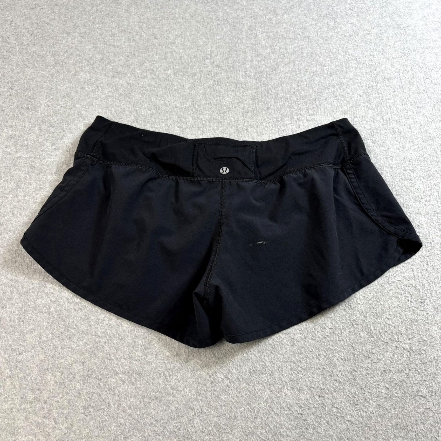 Lululemon VINTAGE Lululemon Shorts Womens Small Black Running Lined Reflective Back Zip Pocket Size 26" / US 2 / IT 38 - 2 Thumbnail